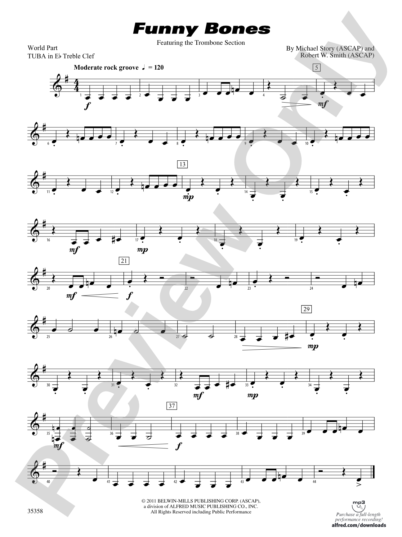 Funny Bones: (wp) E-flat Tuba T.C.