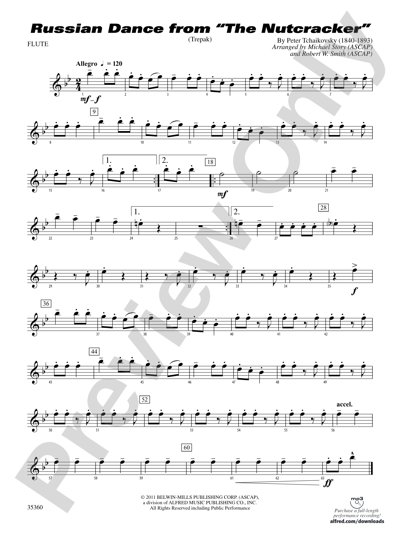 Russian Dance from The Nutcracker: Flute