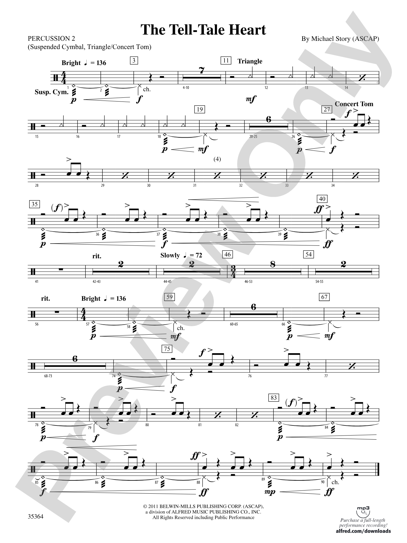 The Tell-Tale Heart: 2nd Percussion