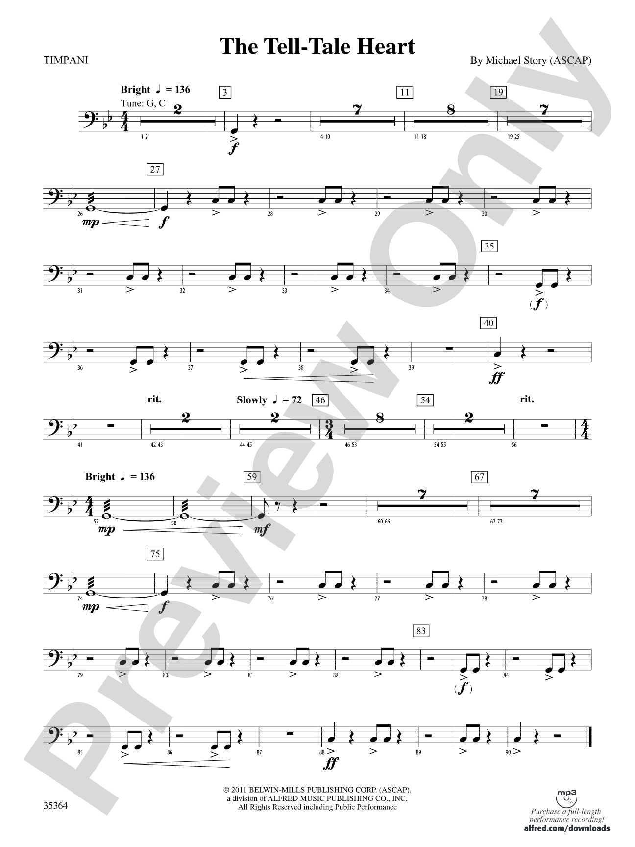 The Tell-Tale Heart: Timpani