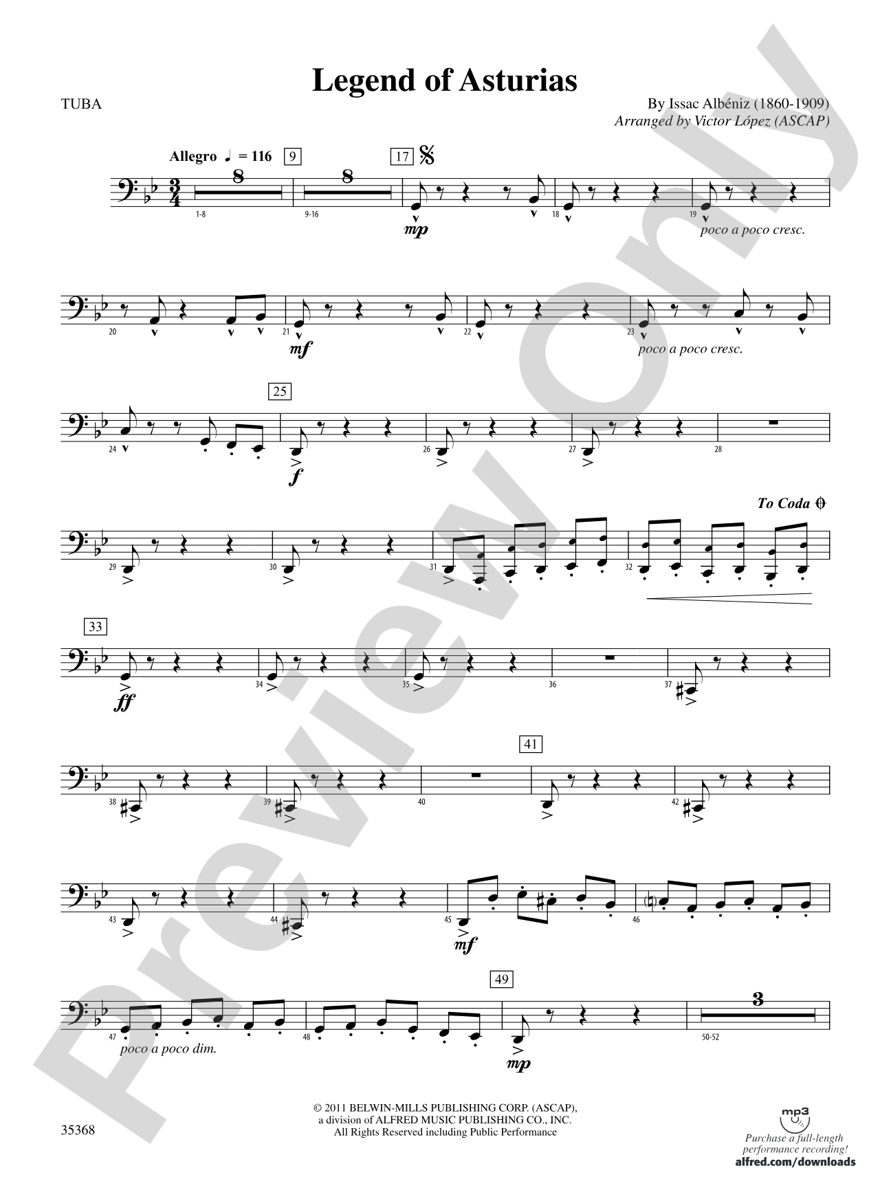 The Legend of Asturias: Tuba