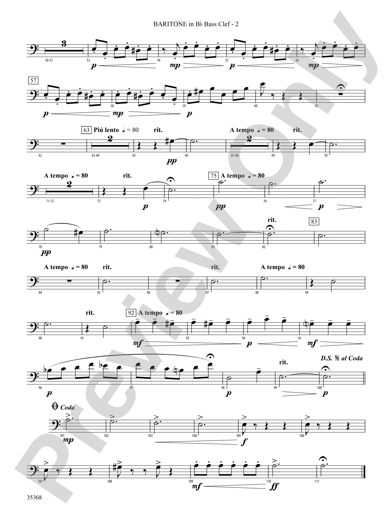 The Legend of Asturias: (wp) B-flat Baritone B.C.