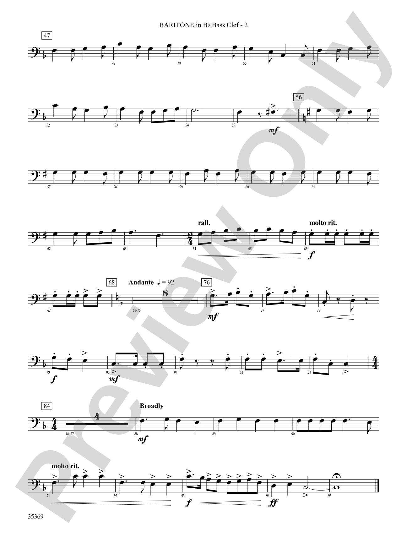 The Joy of Christmas: (wp) B-flat Baritone B.C.