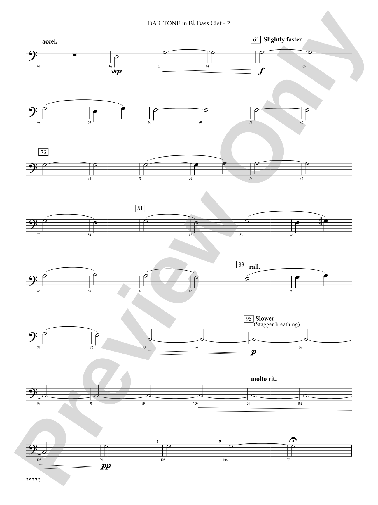 Andante (from Prince Igor): (wp) B-flat Baritone B.C.