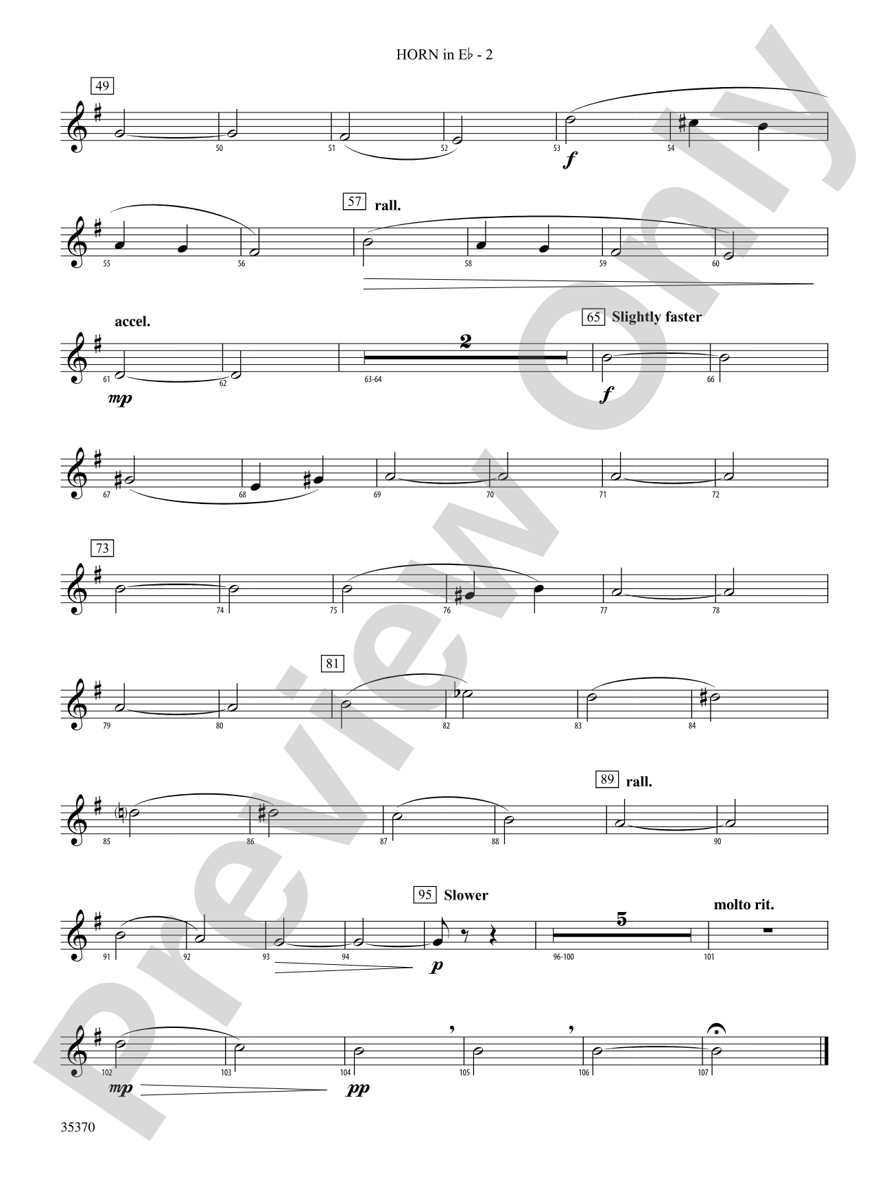 Andante (from Prince Igor): (wp) 1st Horn in E-flat