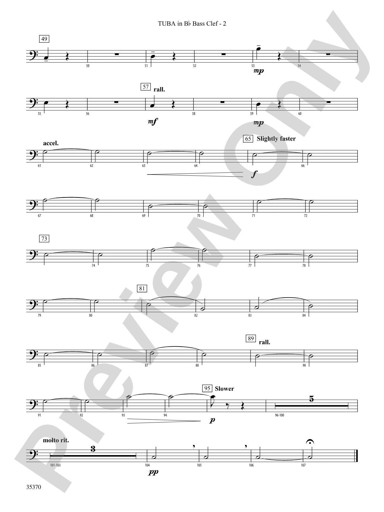 Andante (from Prince Igor): (wp) B-flat Tuba B.C.