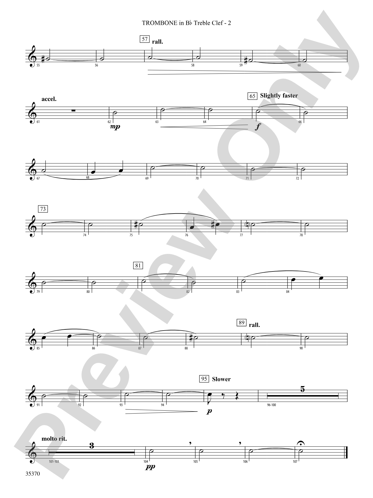 Andante (from Prince Igor): (wp) 1st B-flat Trombone T.C.