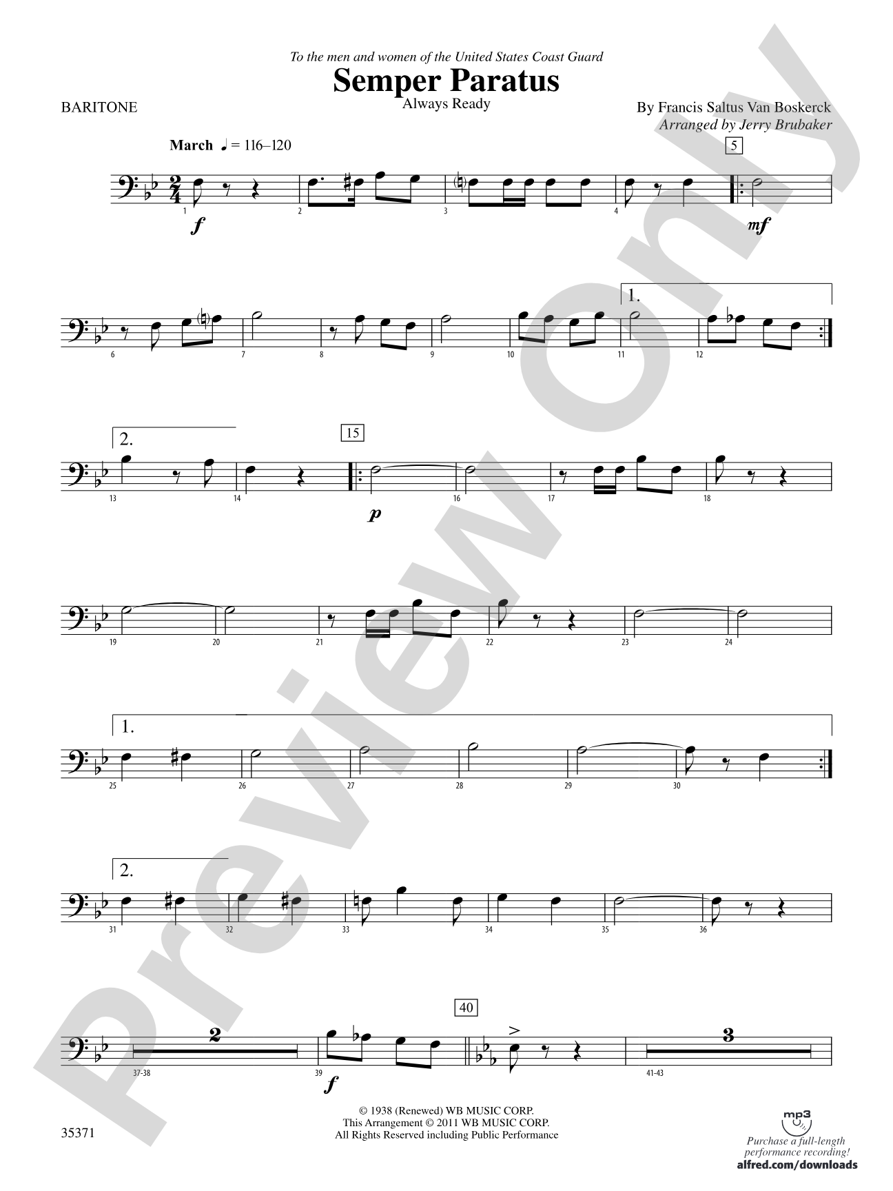 Semper Paratus: Baritone B.C.