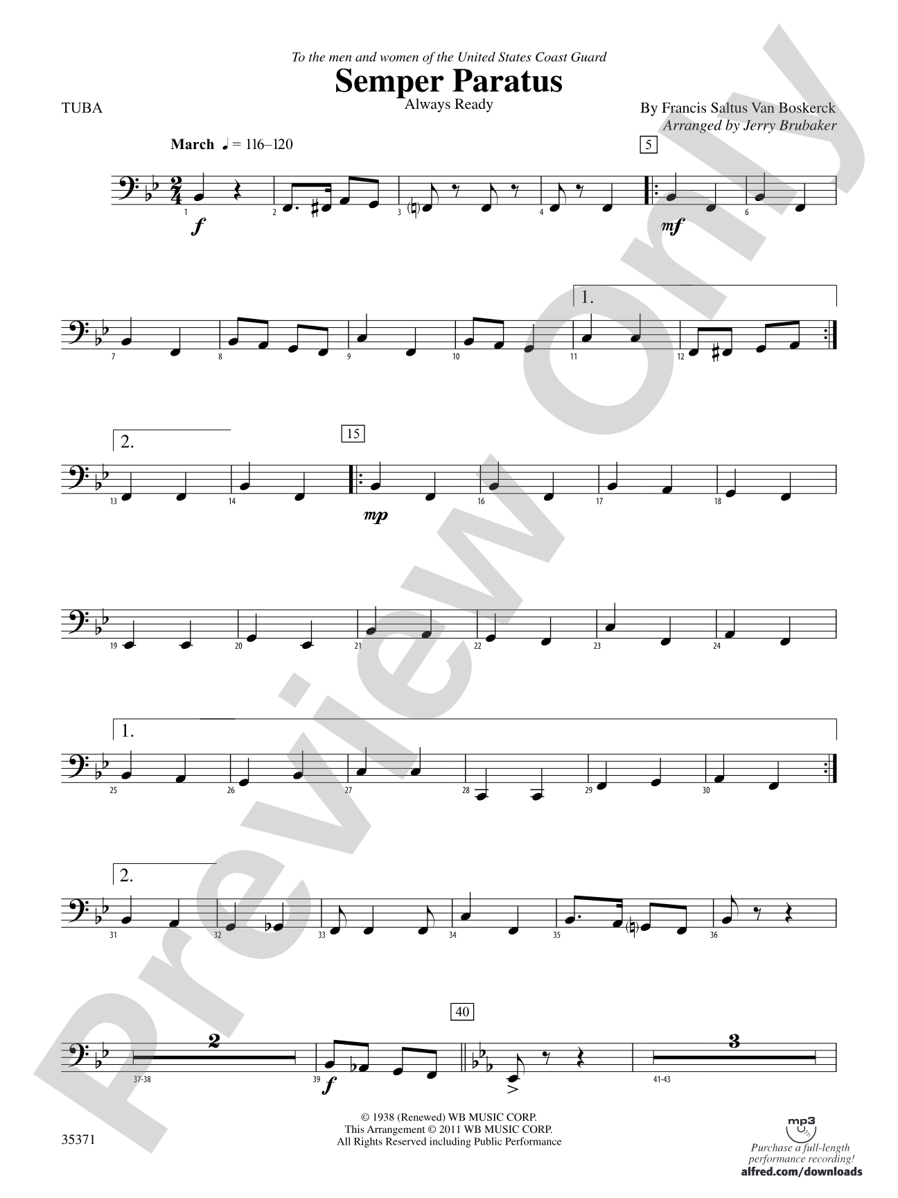 Semper Paratus: Tuba