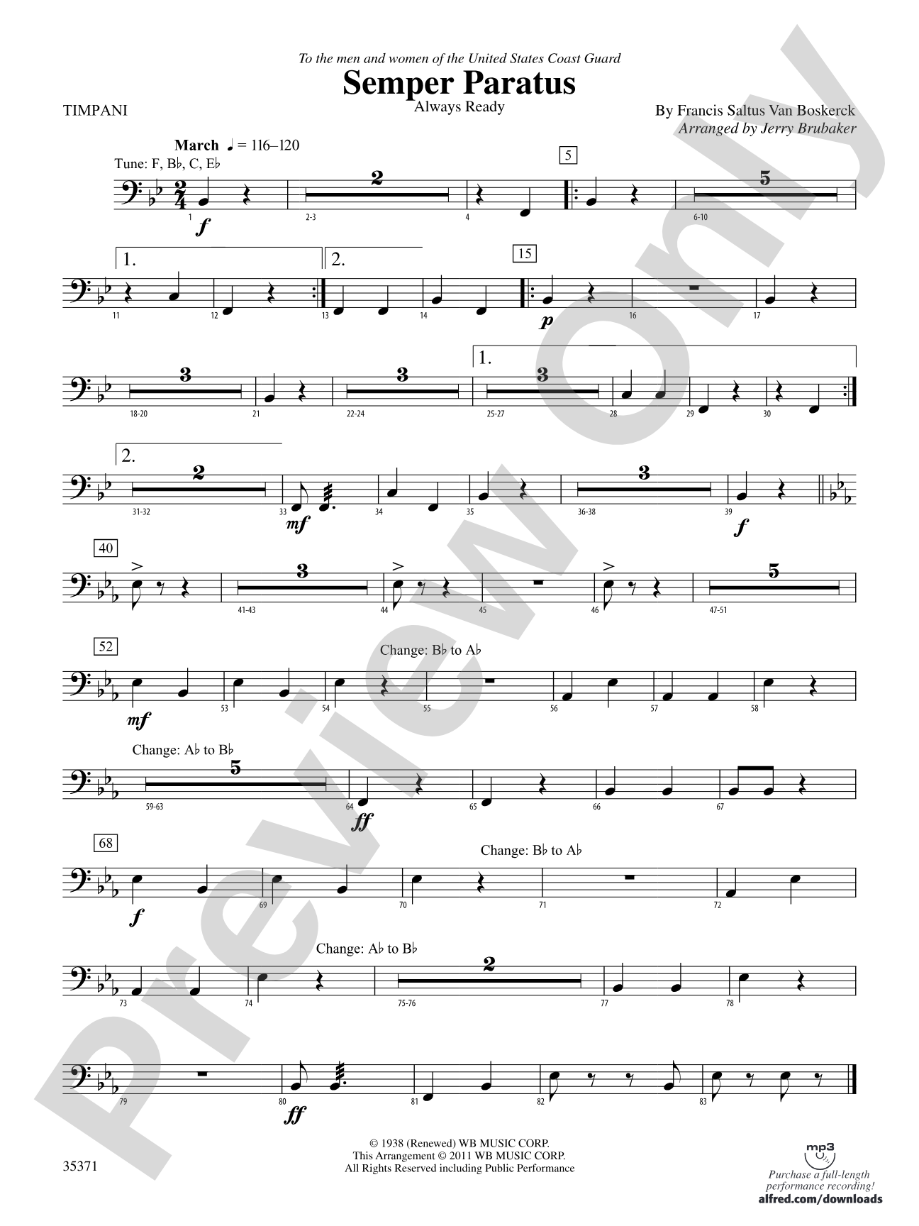 Semper Paratus: Timpani