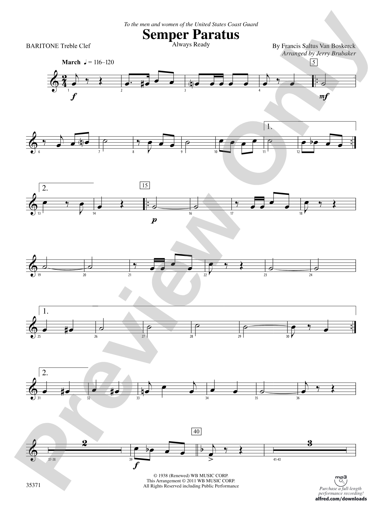 Semper Paratus: (wp) Baritone T.C.