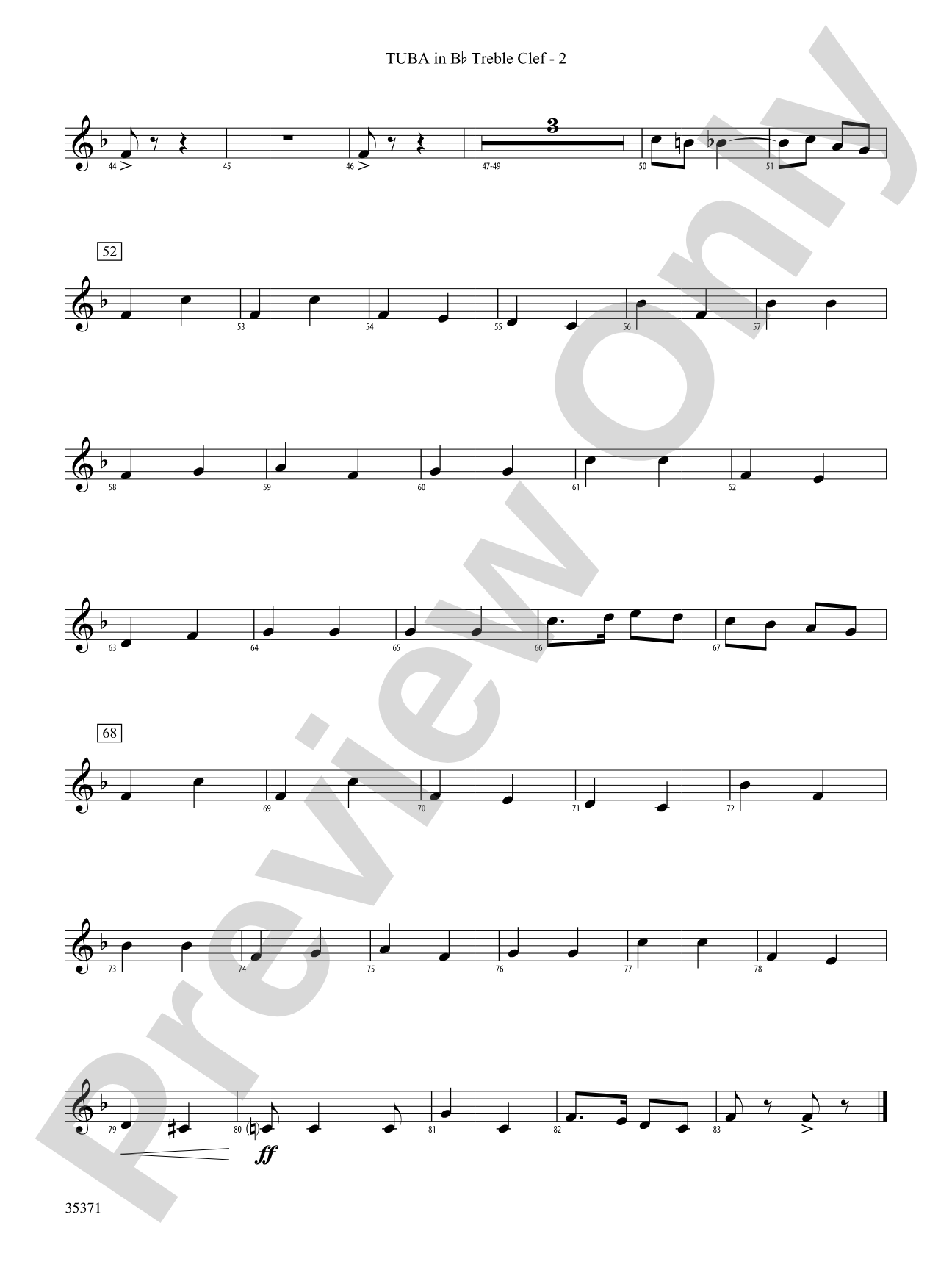 Semper Paratus: (wp) B-flat Tuba T.C.