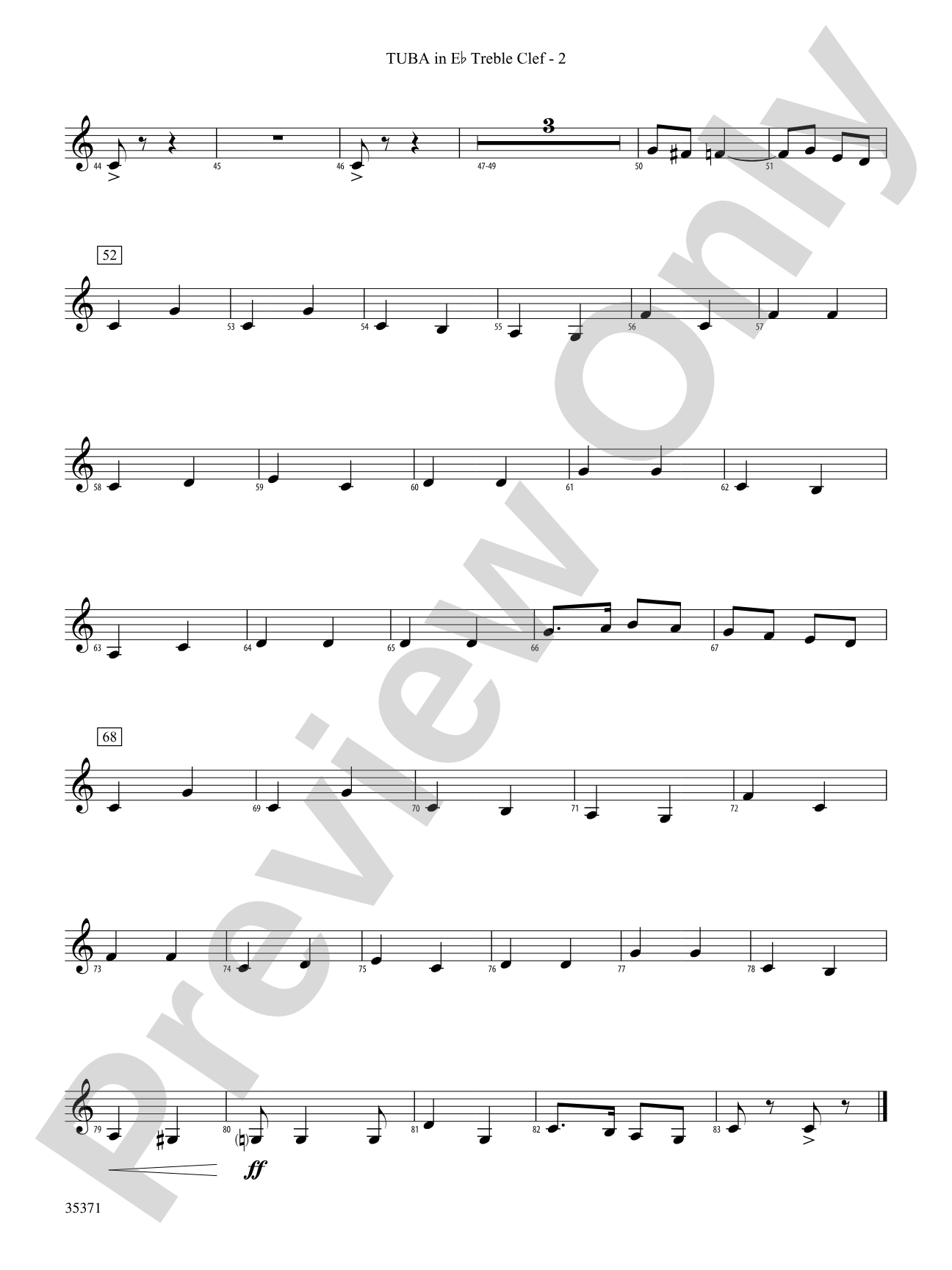 Semper Paratus: (wp) E-flat Tuba T.C.