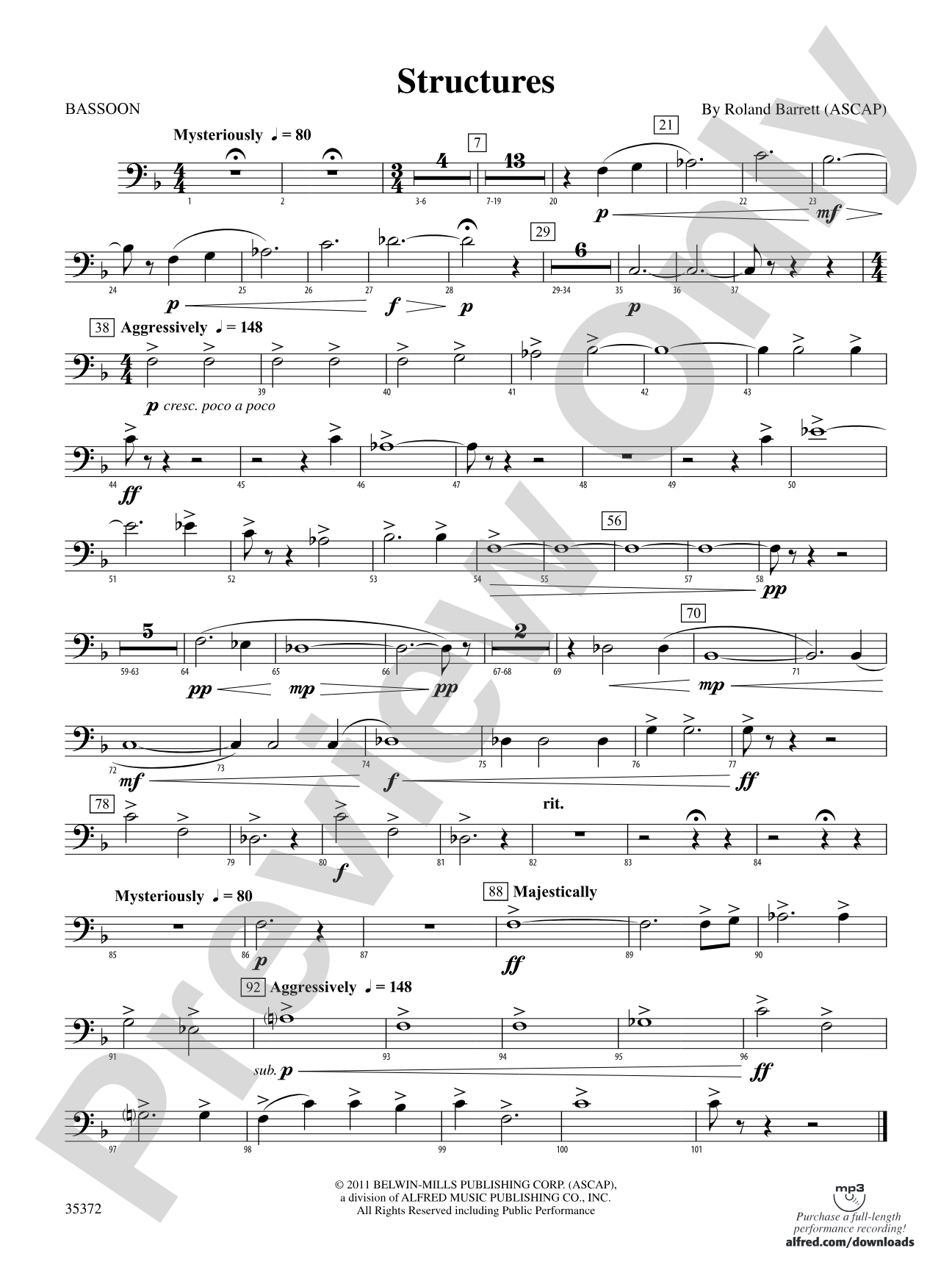 Structures: Bassoon