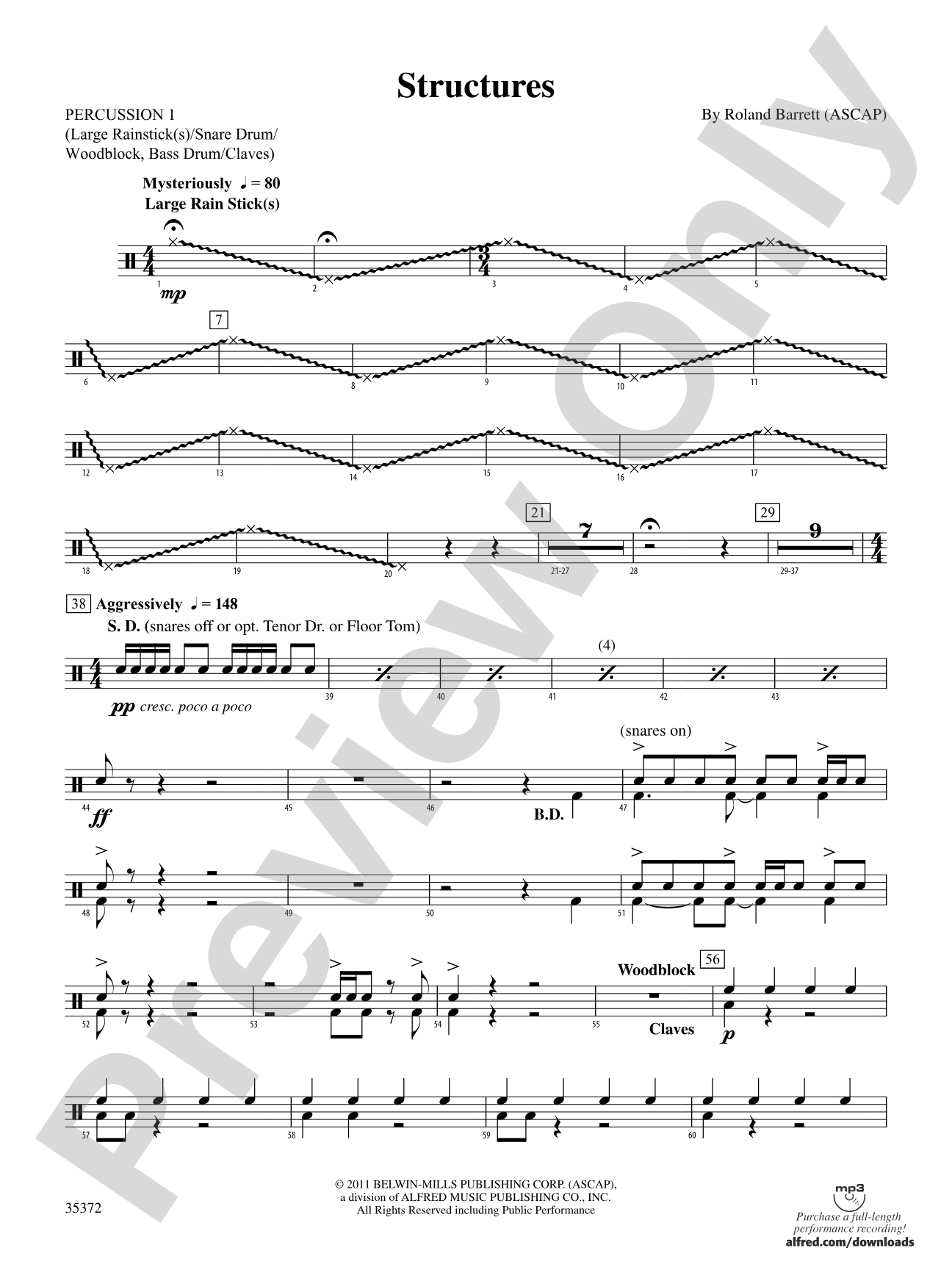 Structures: 1st Percussion