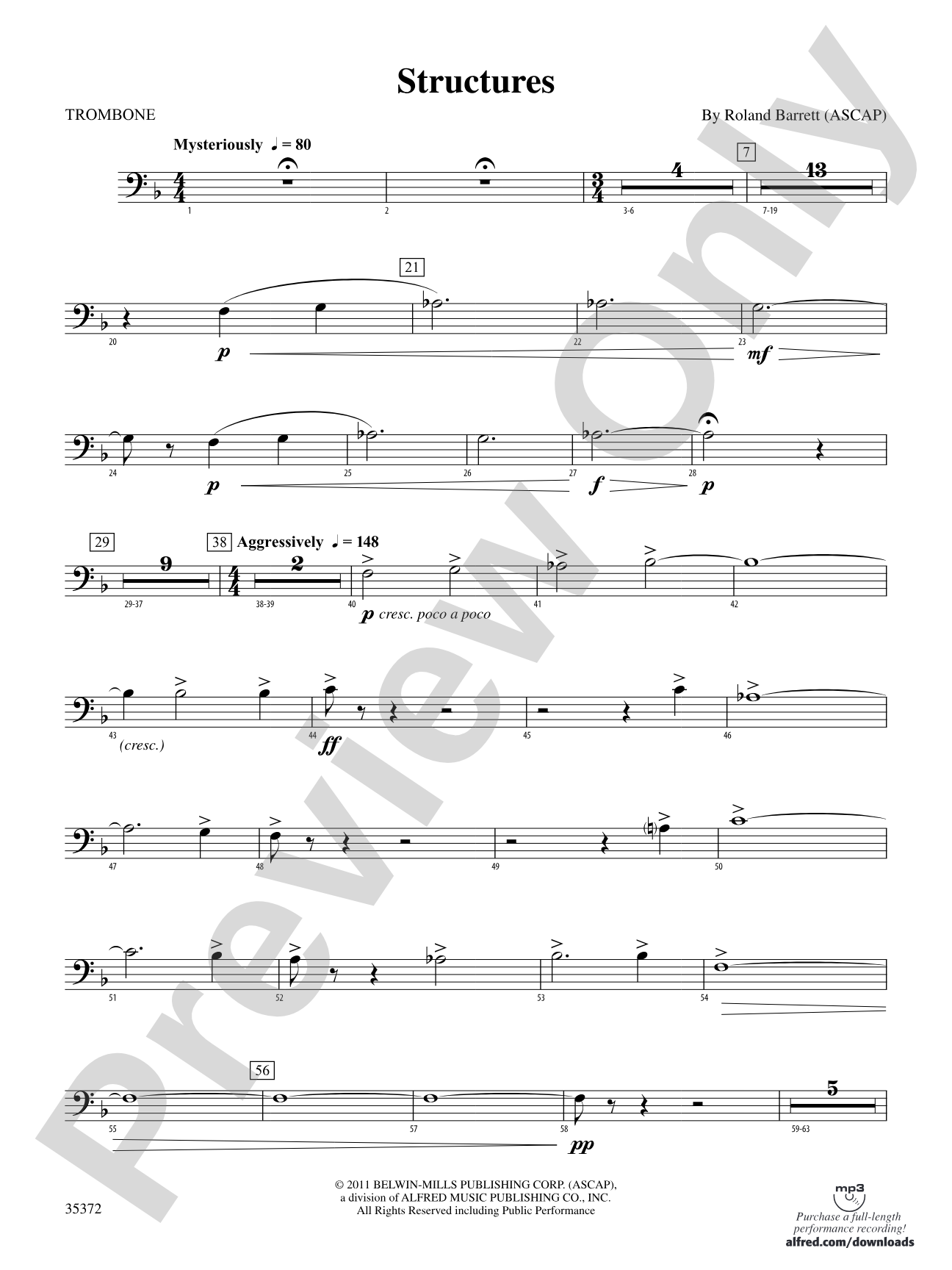Structures: 1st Trombone