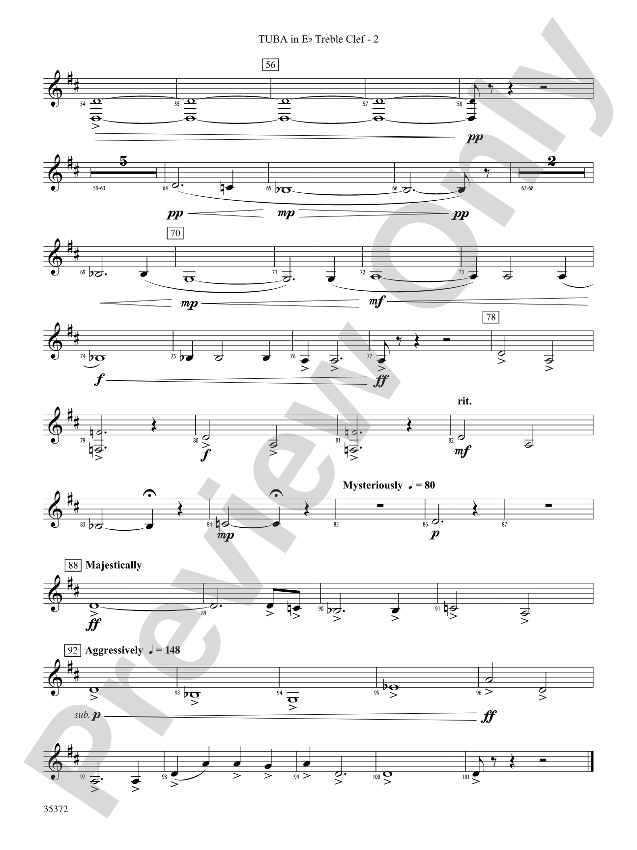 Structures: (wp) E-flat Tuba T.C.