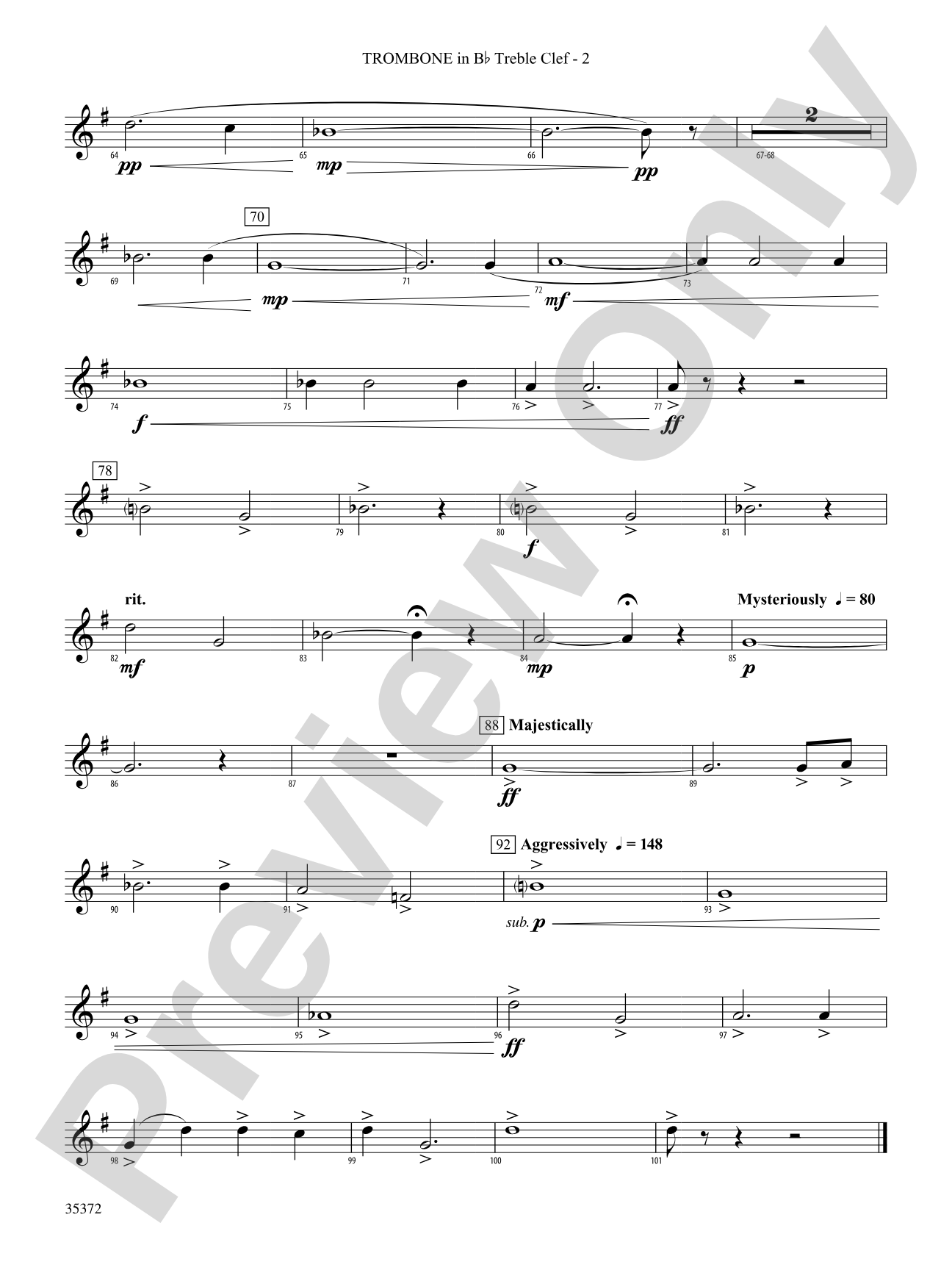 Structures: (wp) 1st B-flat Trombone T.C.