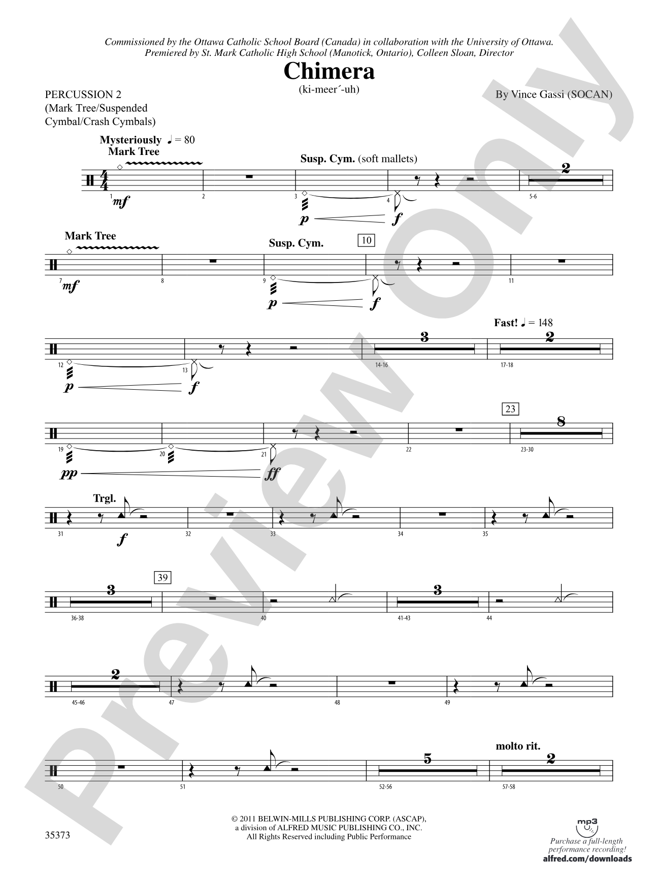 Chimera: 2nd Percussion