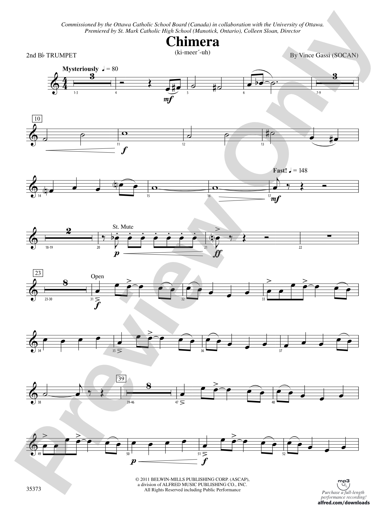 Chimera: 2nd B-flat Trumpet