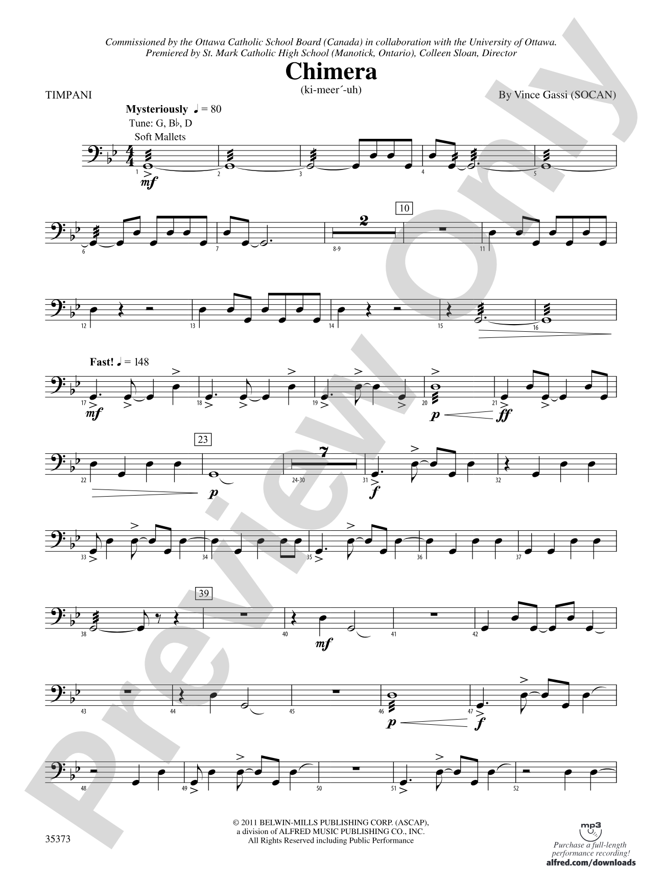 Chimera: Timpani