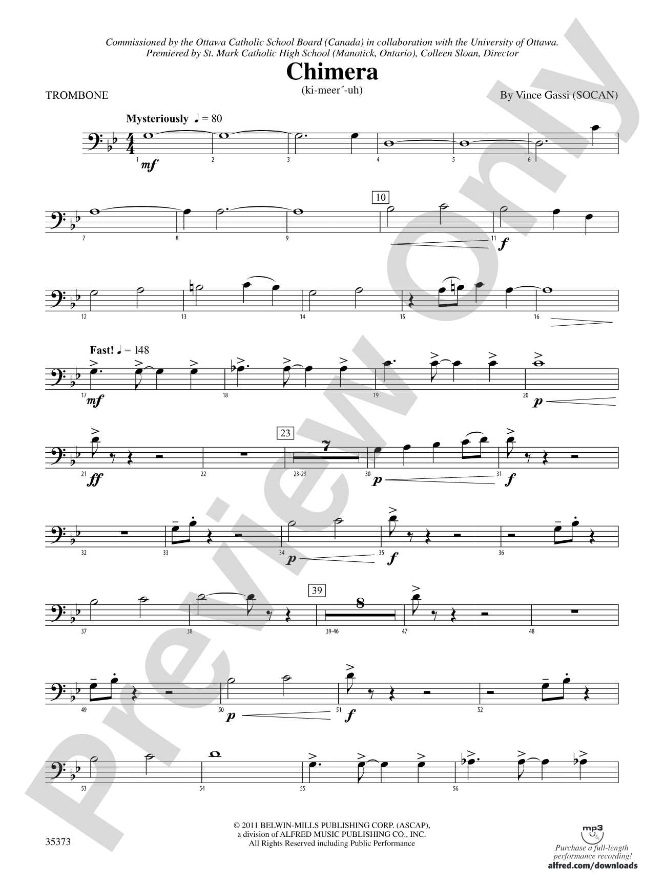 Chimera: 1st Trombone