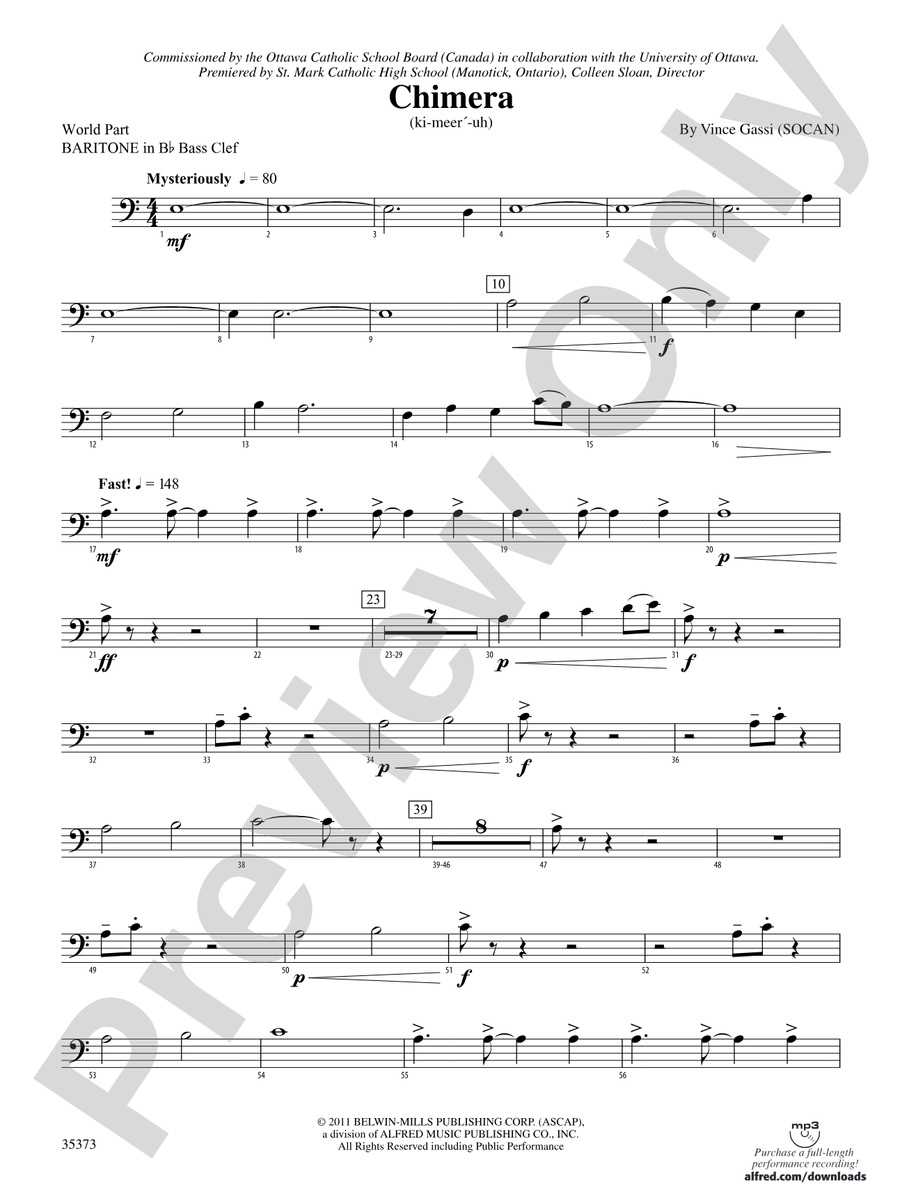 Chimera: (wp) B-flat Baritone B.C.