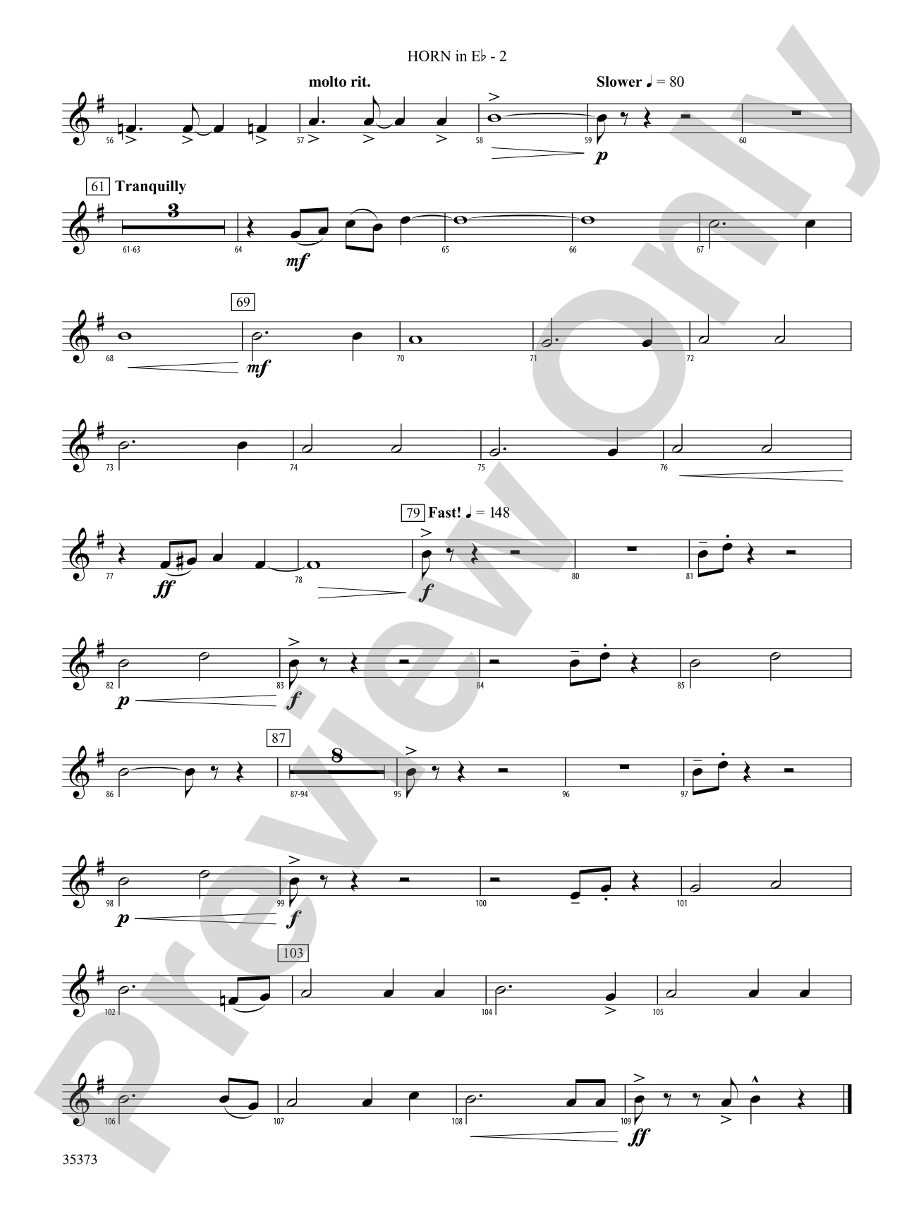 Chimera: (wp) 1st Horn in E-flat