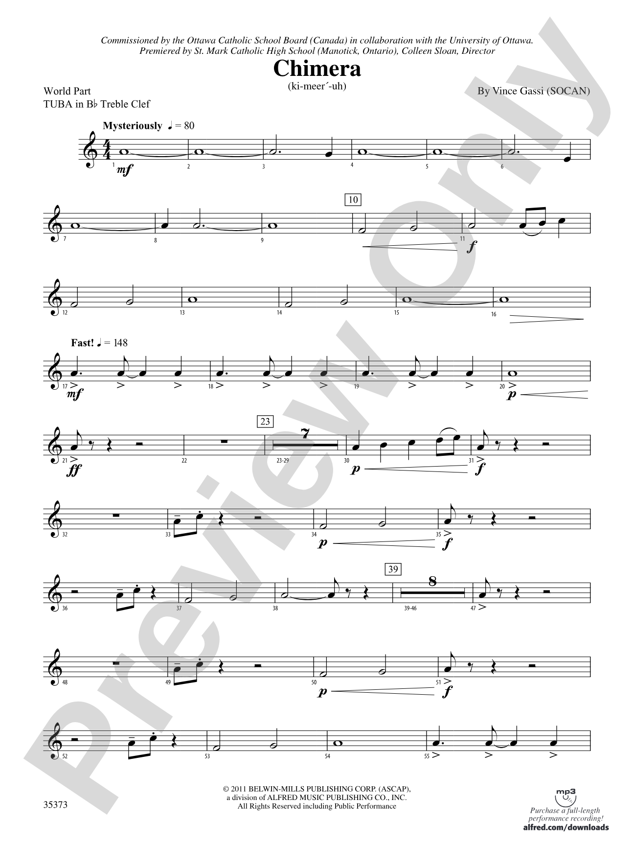 Chimera: (wp) B-flat Tuba T.C.
