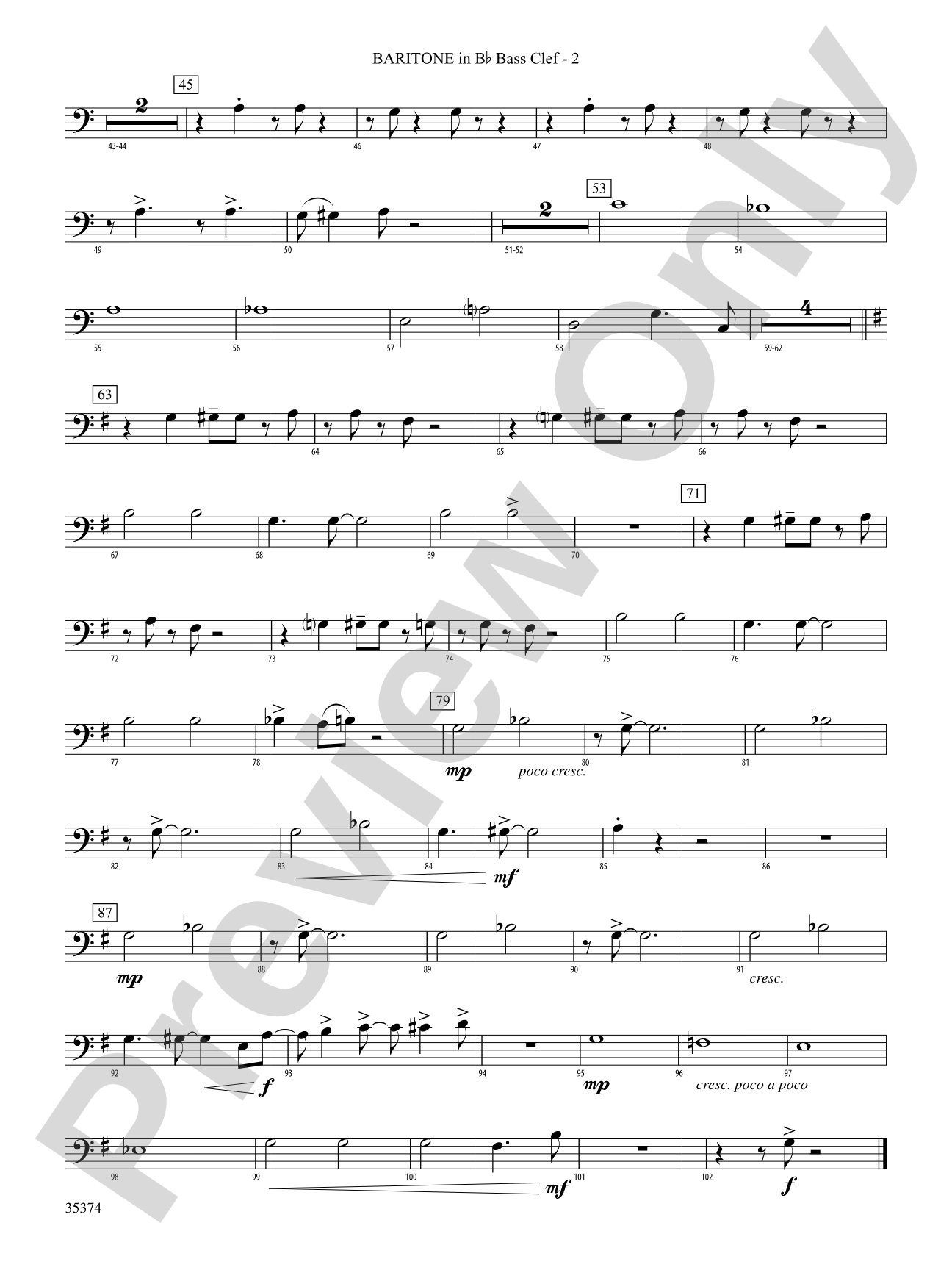 At the Ragtime Ball: (wp) B-flat Baritone B.C.