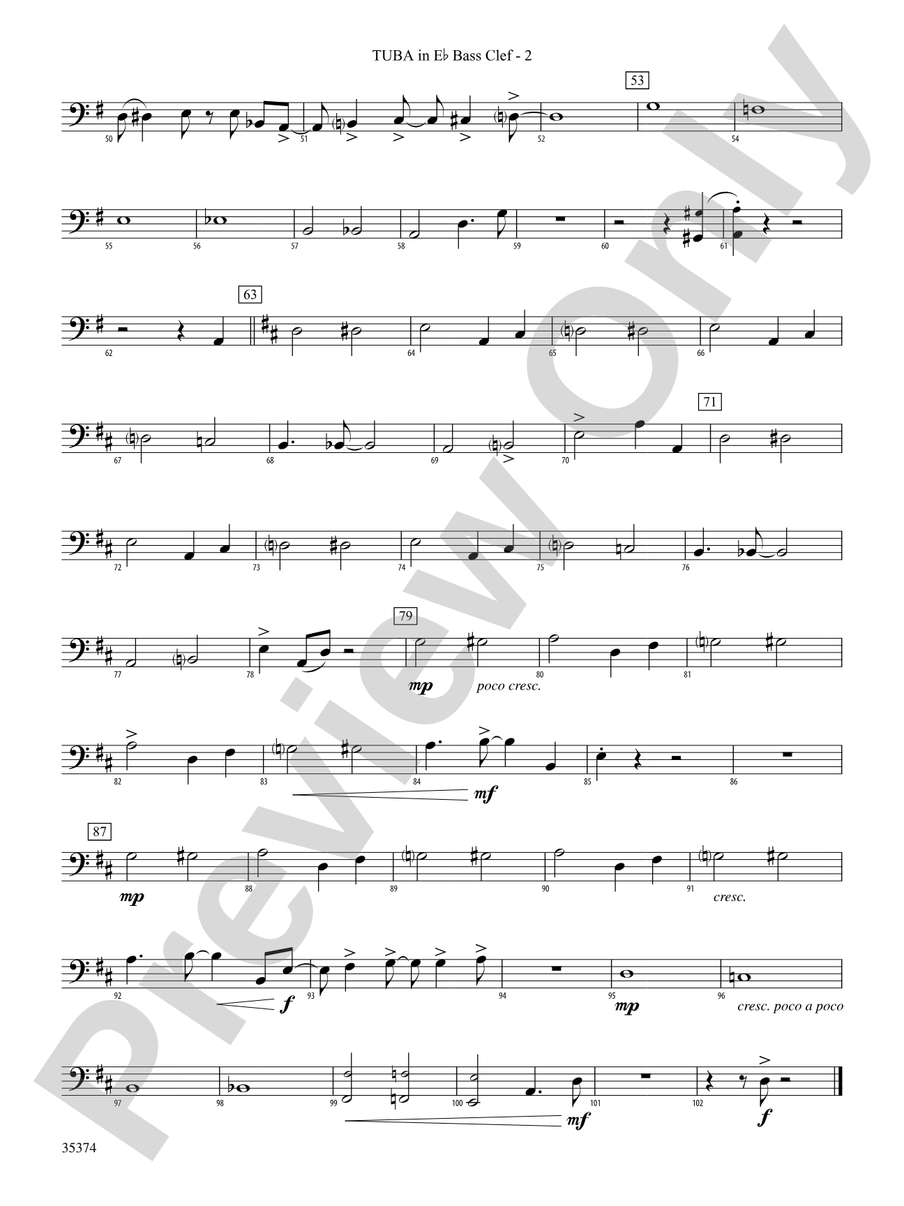 At the Ragtime Ball: (wp) E-flat Tuba B.C.