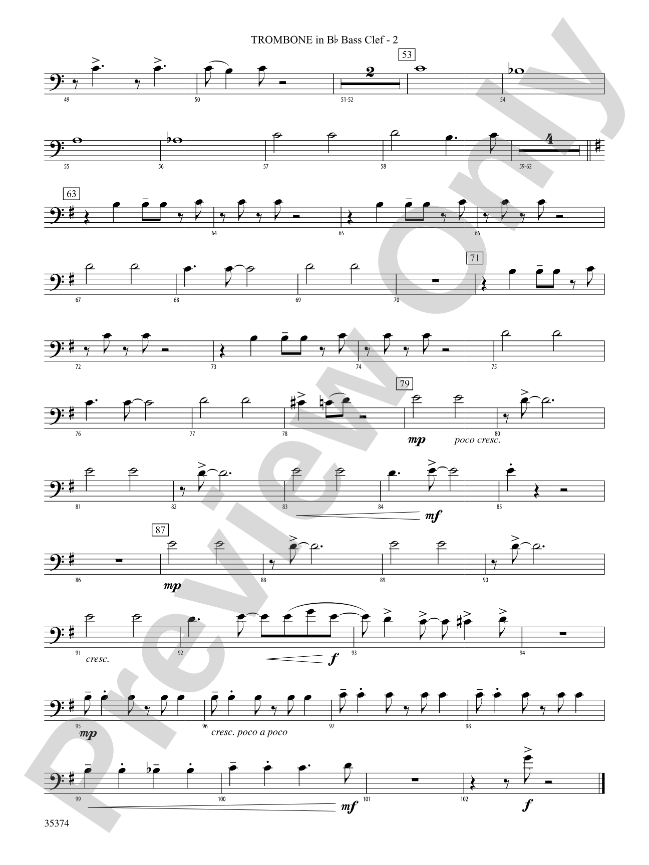 At the Ragtime Ball: (wp) 1st B-flat Trombone B.C.