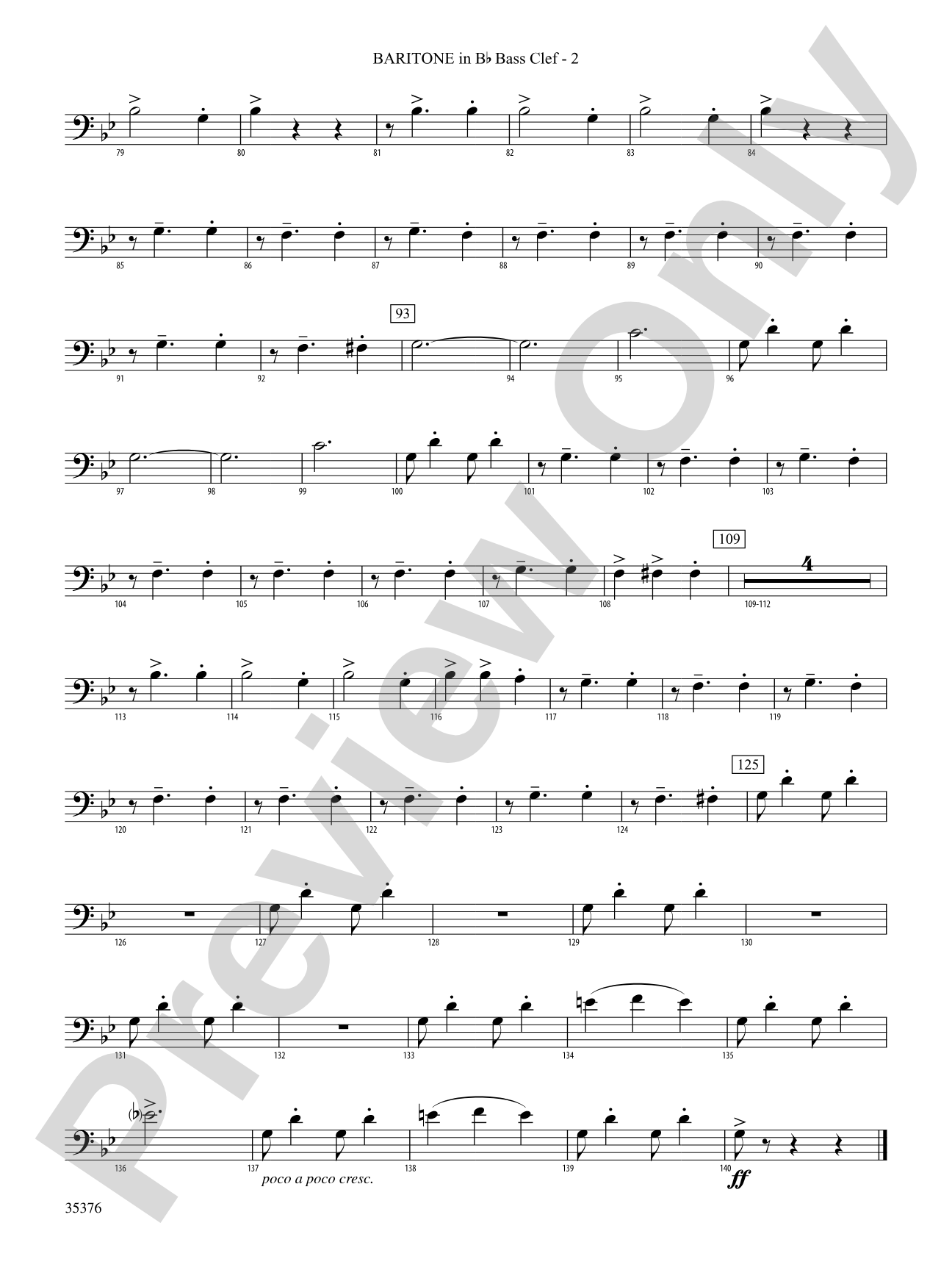 Two Famous Carols: (wp) B-flat Baritone B.C.