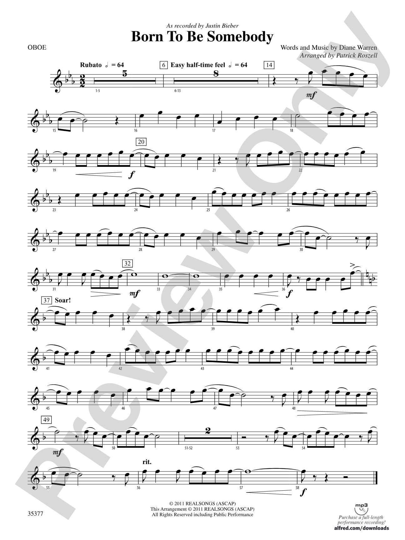 Born to be Somebody: Oboe