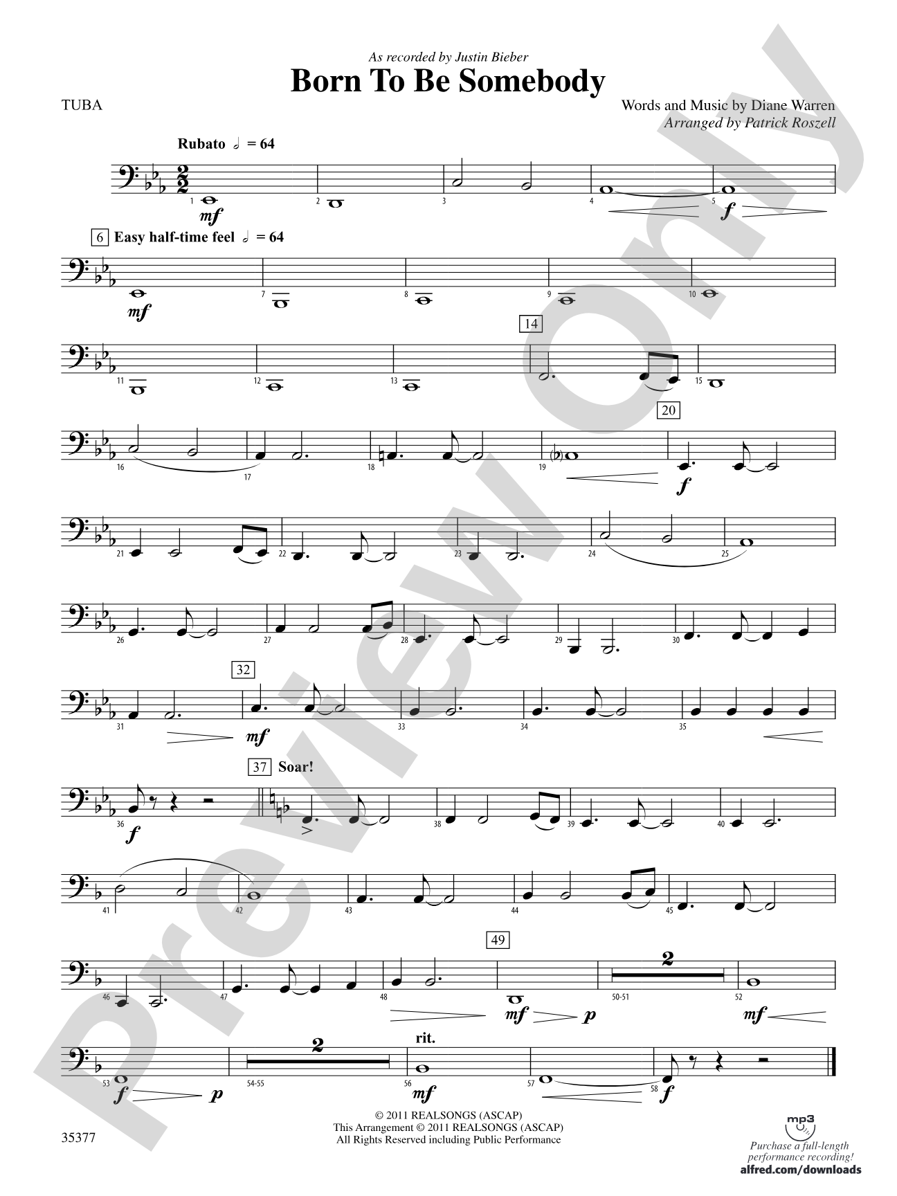 Born to be Somebody: Tuba