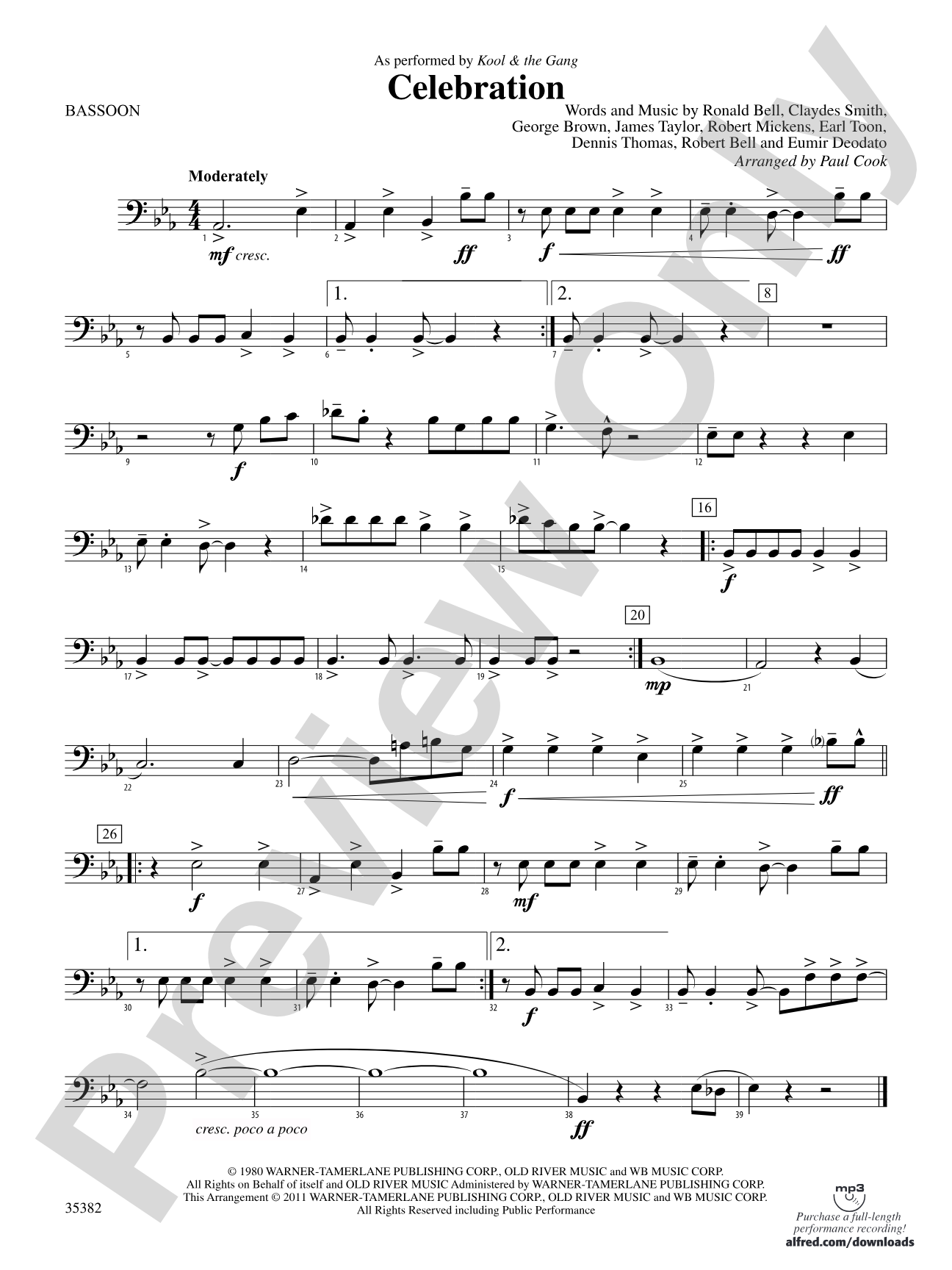 Celebration: Bassoon