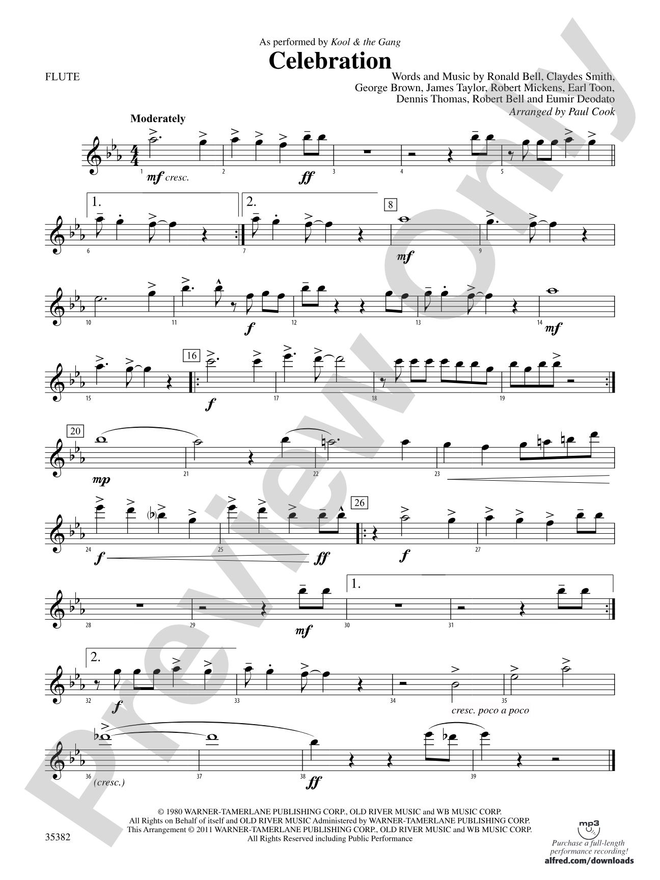 Celebration: Flute