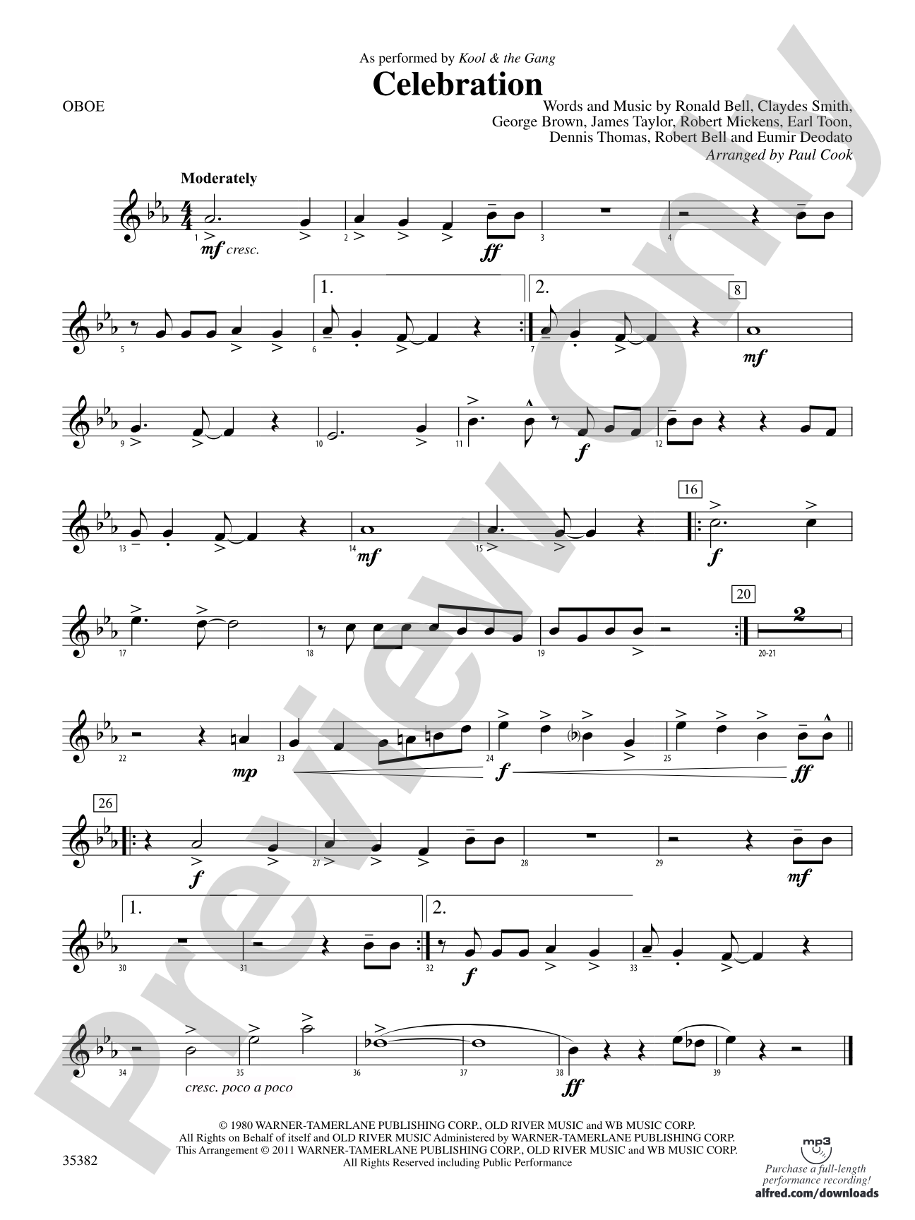 Celebration: Oboe