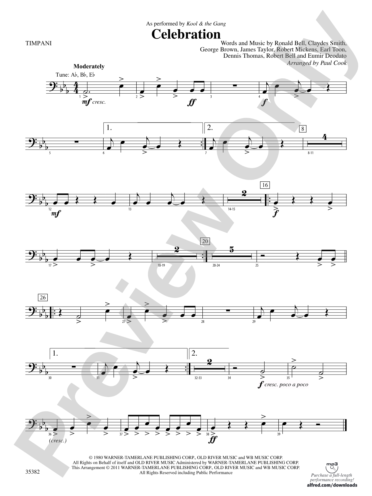 Celebration: Timpani