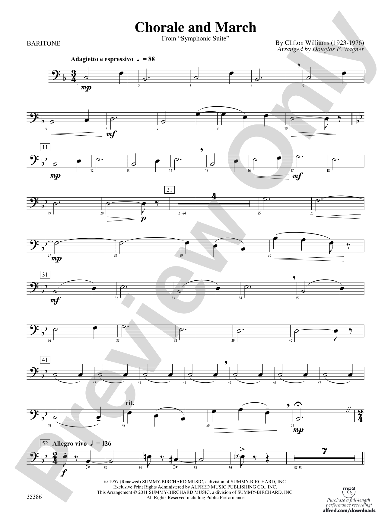 Chorale and March: Baritone B.C.