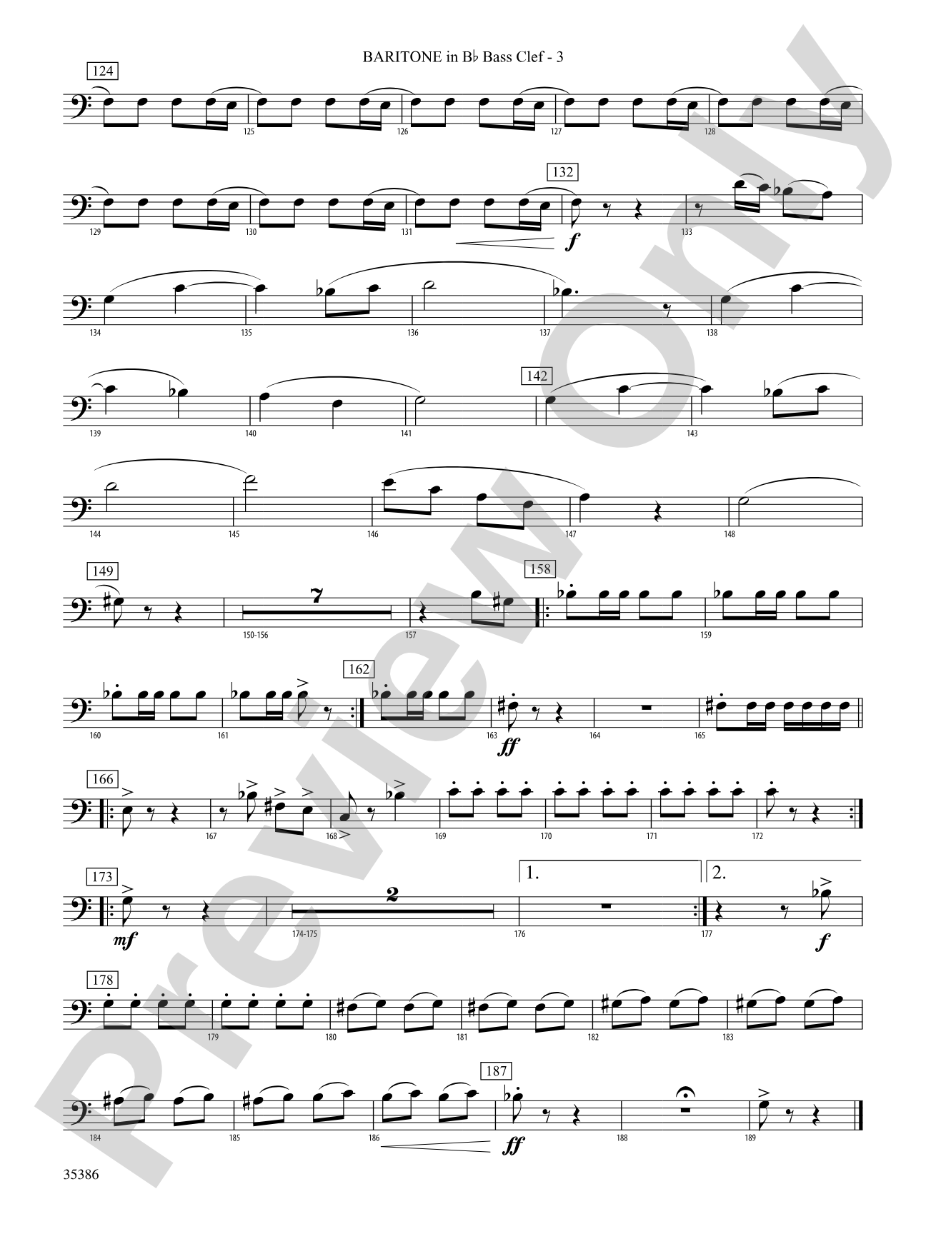 Chorale and March: (wp) B-flat Baritone B.C.