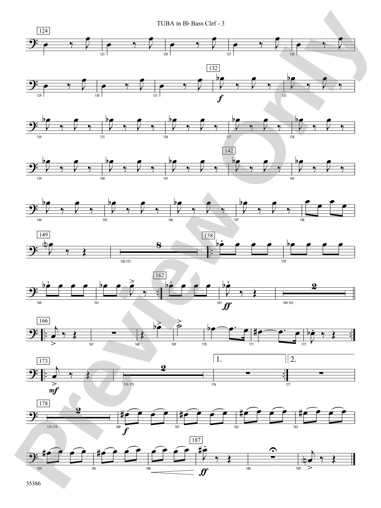 Chorale and March: (wp) B-flat Tuba B.C.