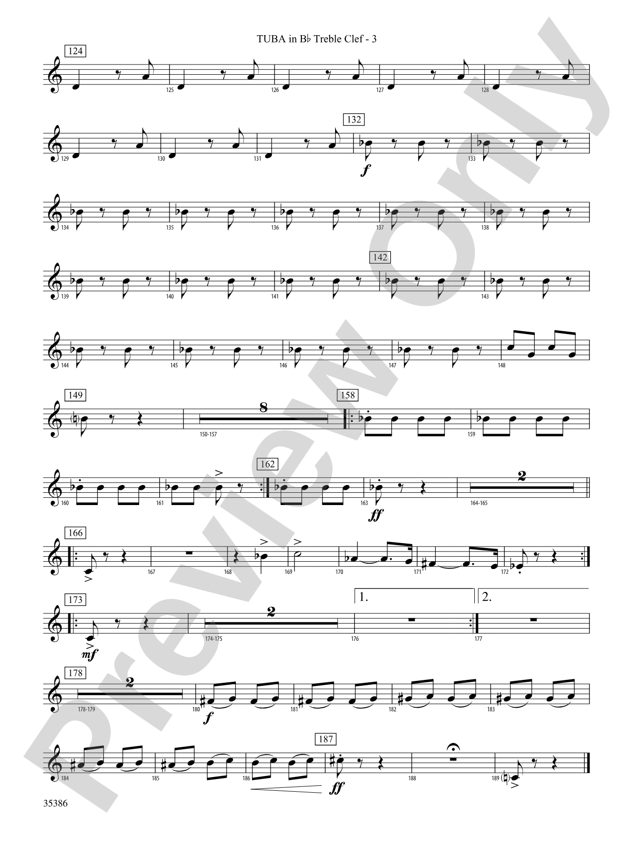 Chorale and March: (wp) B-flat Tuba T.C.