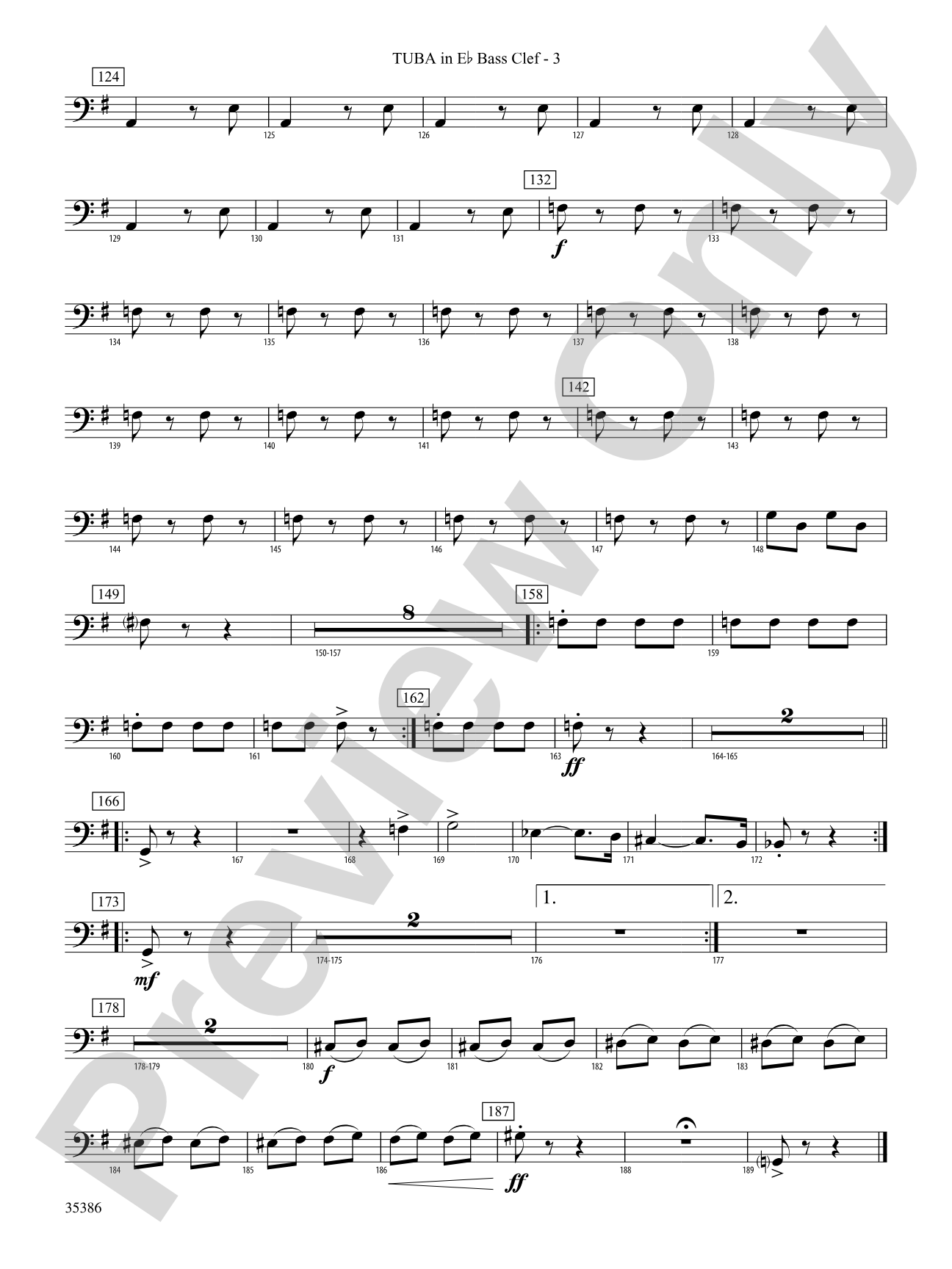 Chorale and March: (wp) E-flat Tuba B.C.