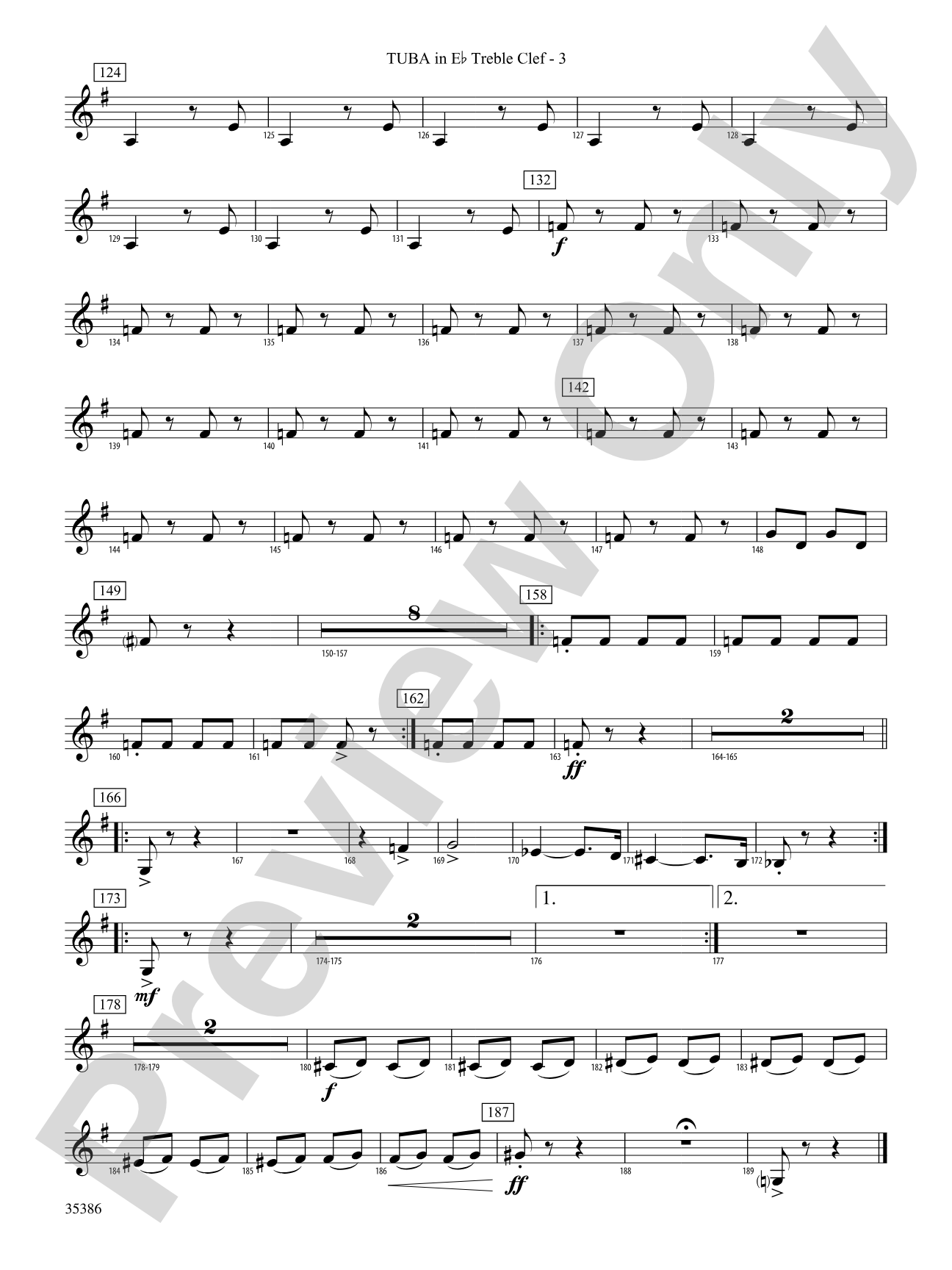 Chorale and March: (wp) E-flat Tuba T.C.