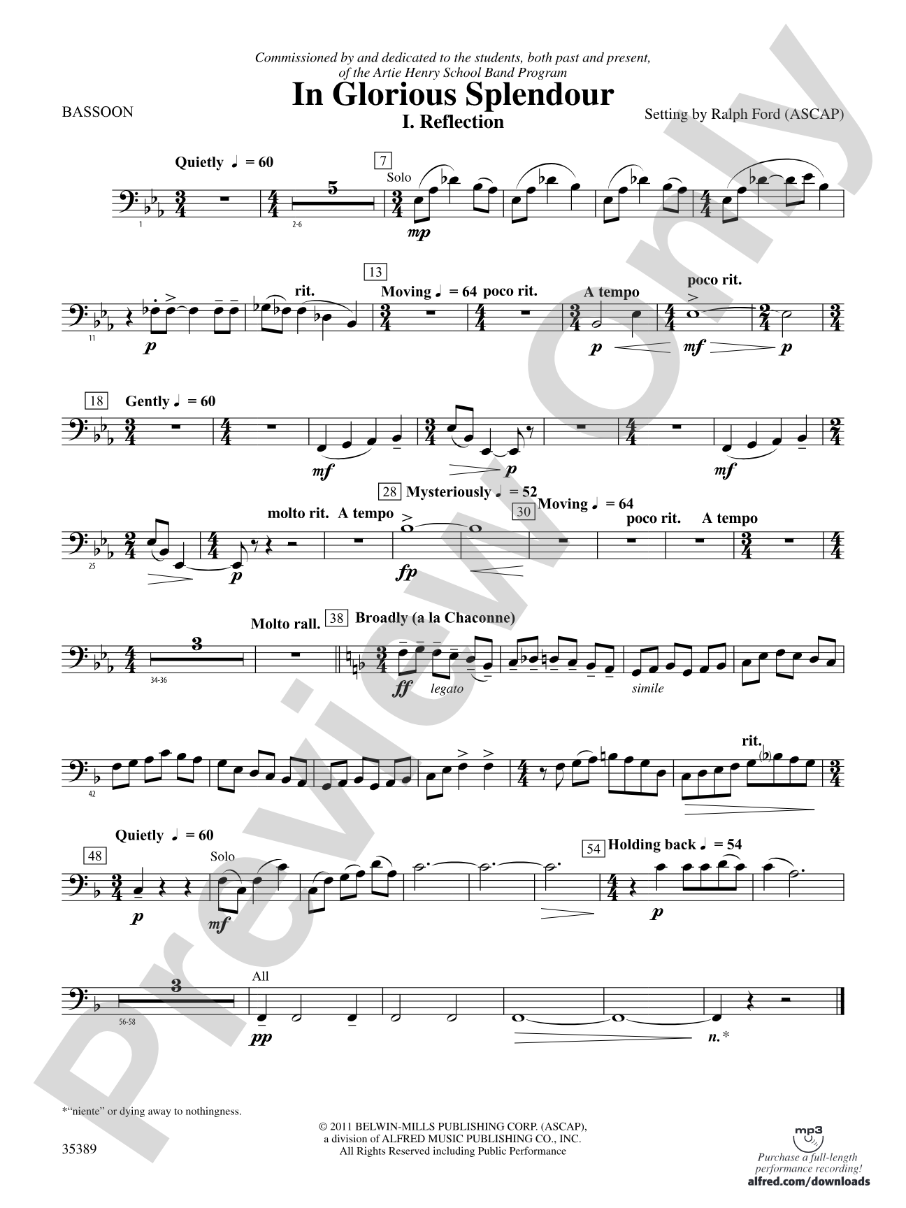 In Glorious Splendour: Bassoon