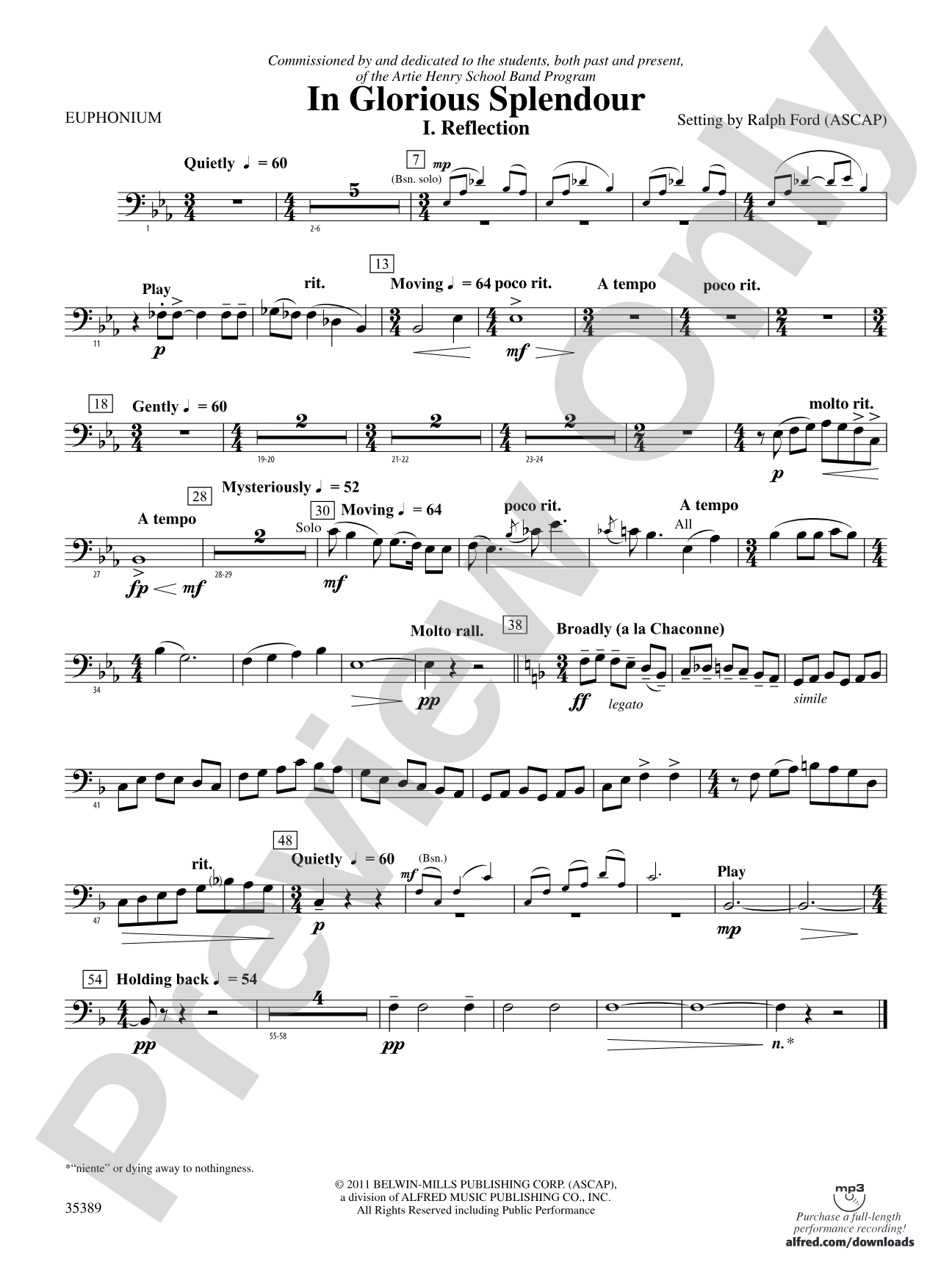 In Glorious Splendour: Baritone B.C.
