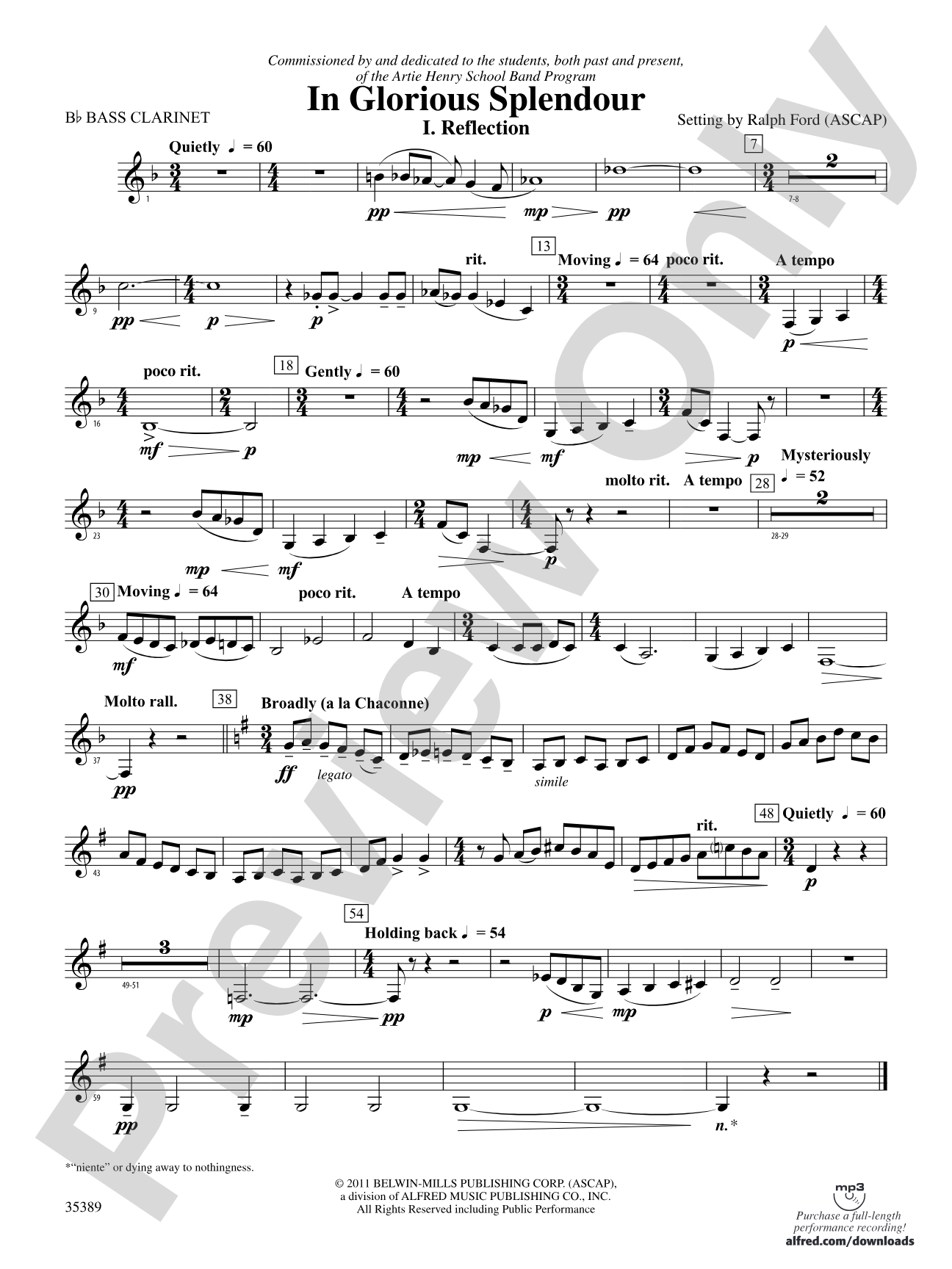 In Glorious Splendour: B-flat Bass Clarinet