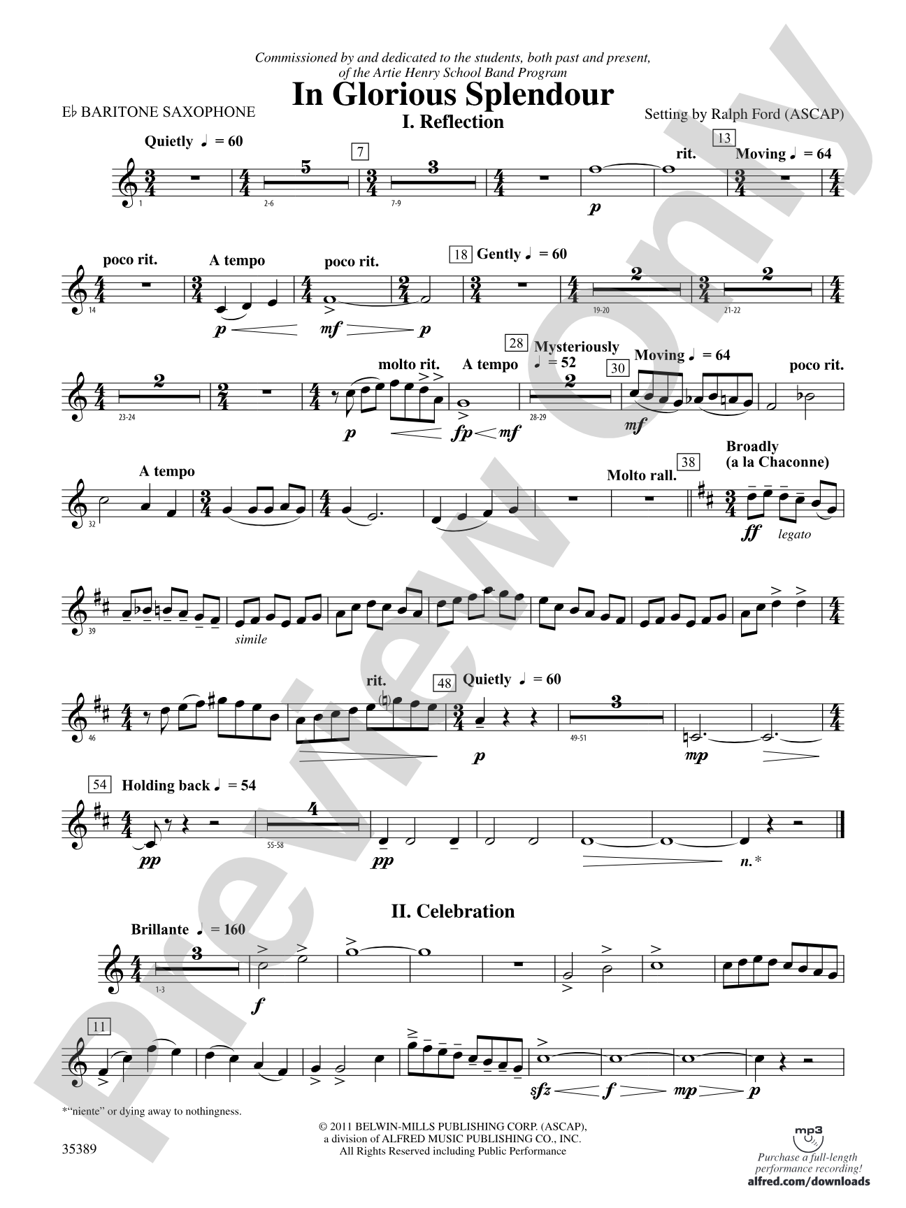 In Glorious Splendour: E-flat Baritone Saxophone
