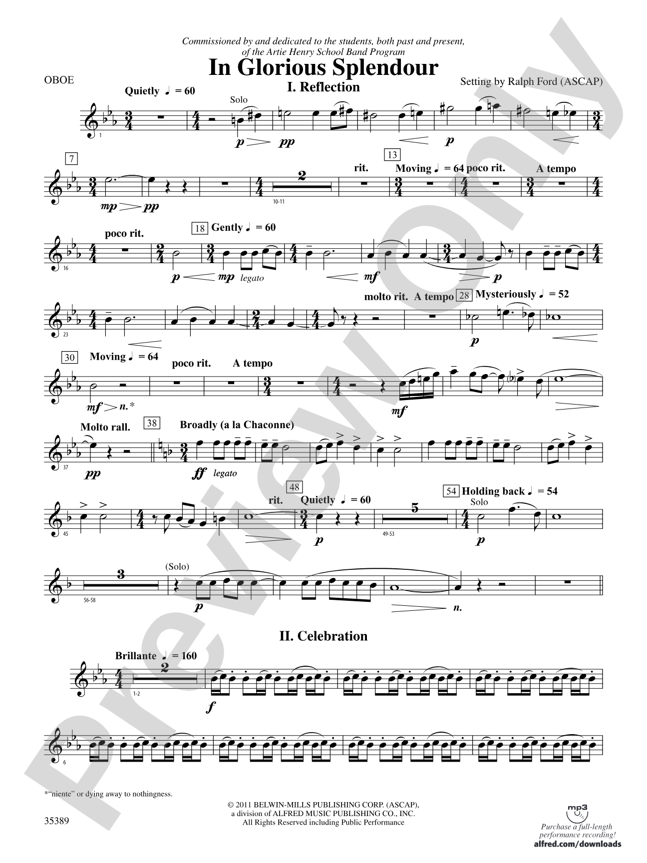 In Glorious Splendour: Oboe